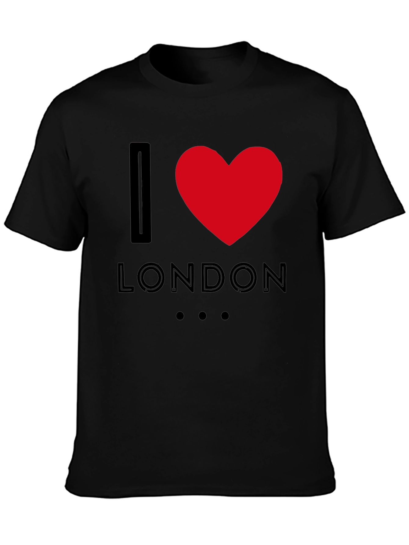 I Love London T-Shirt - Black Graphic Tee