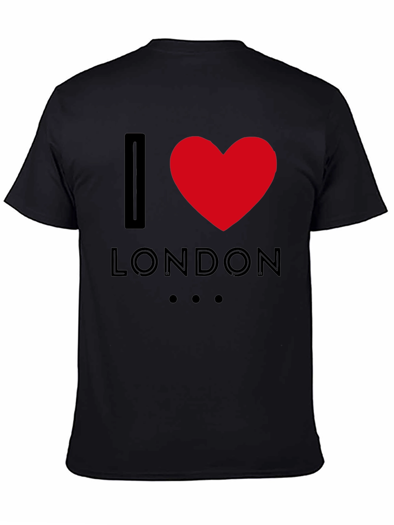 I Love London T-Shirt - Black Graphic Tee