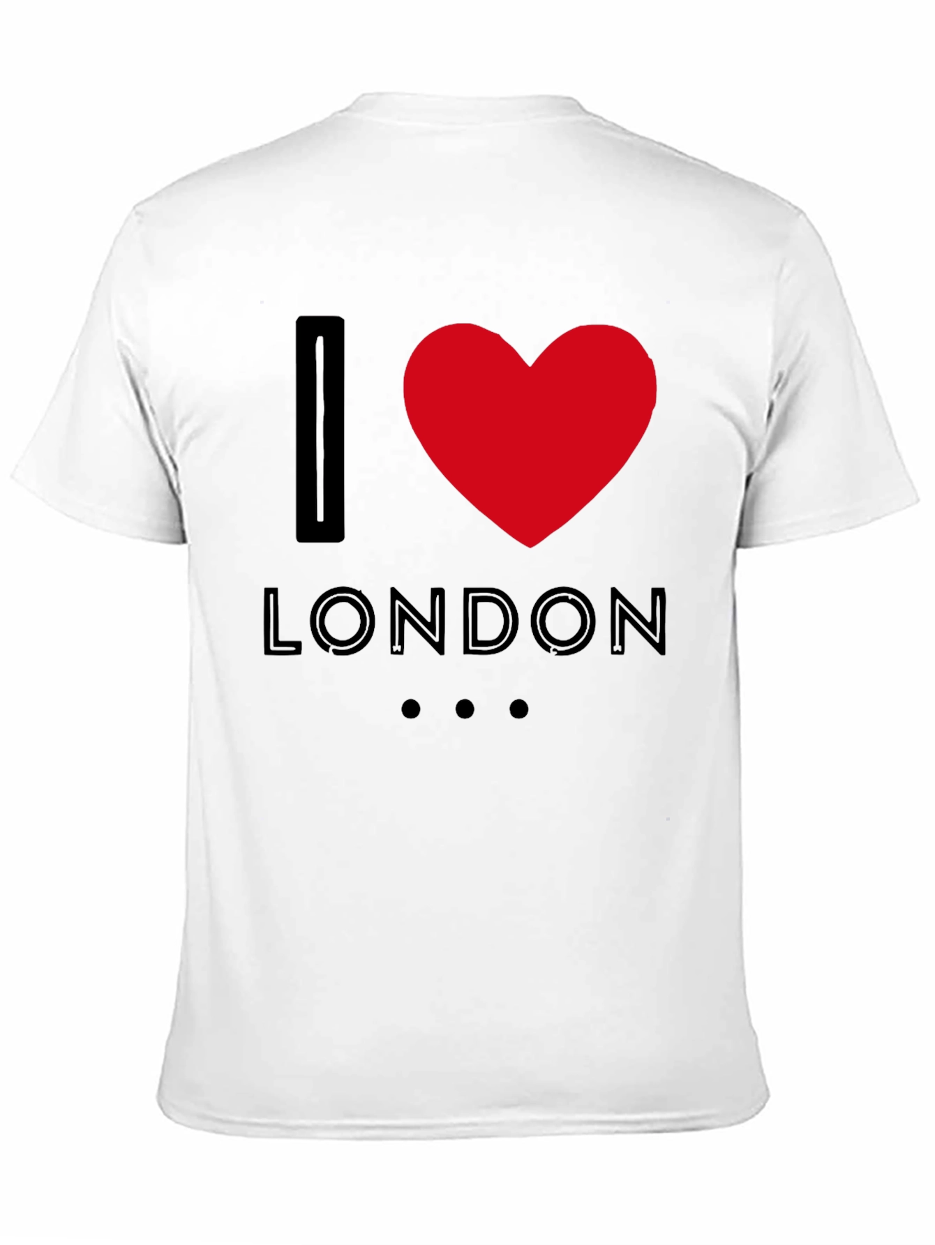 I Love London T-Shirt - Black Graphic Tee