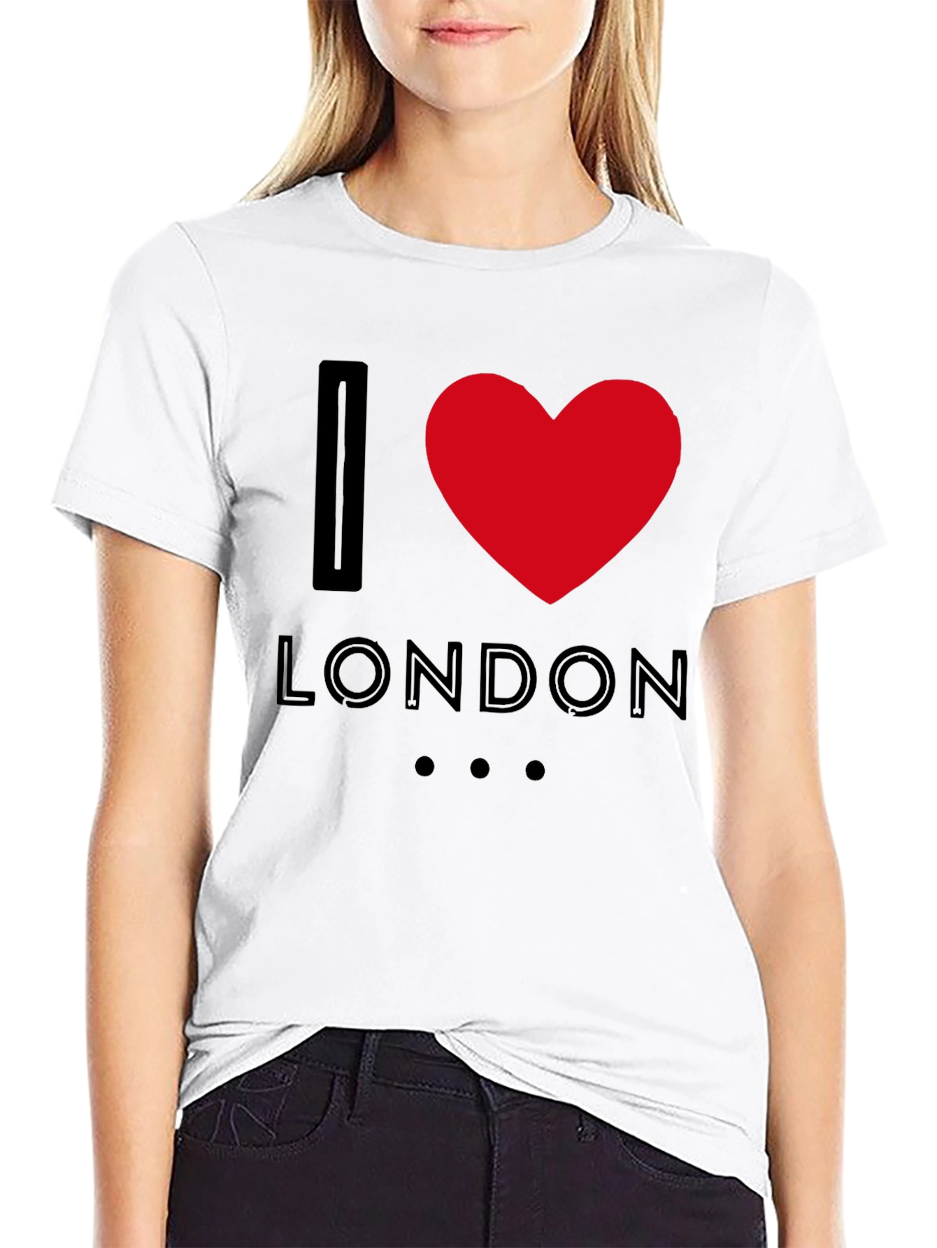 I Love London T-Shirt - Black Graphic Tee