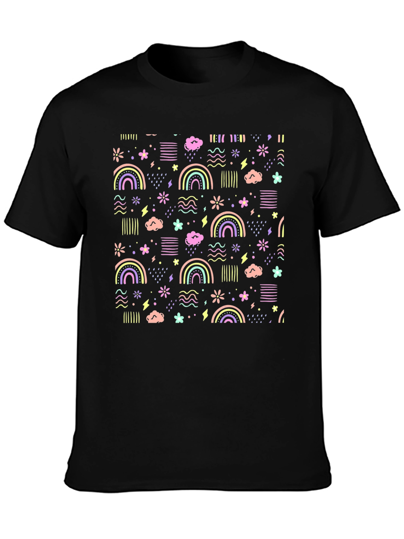 Rainbow Pastel Print Tee