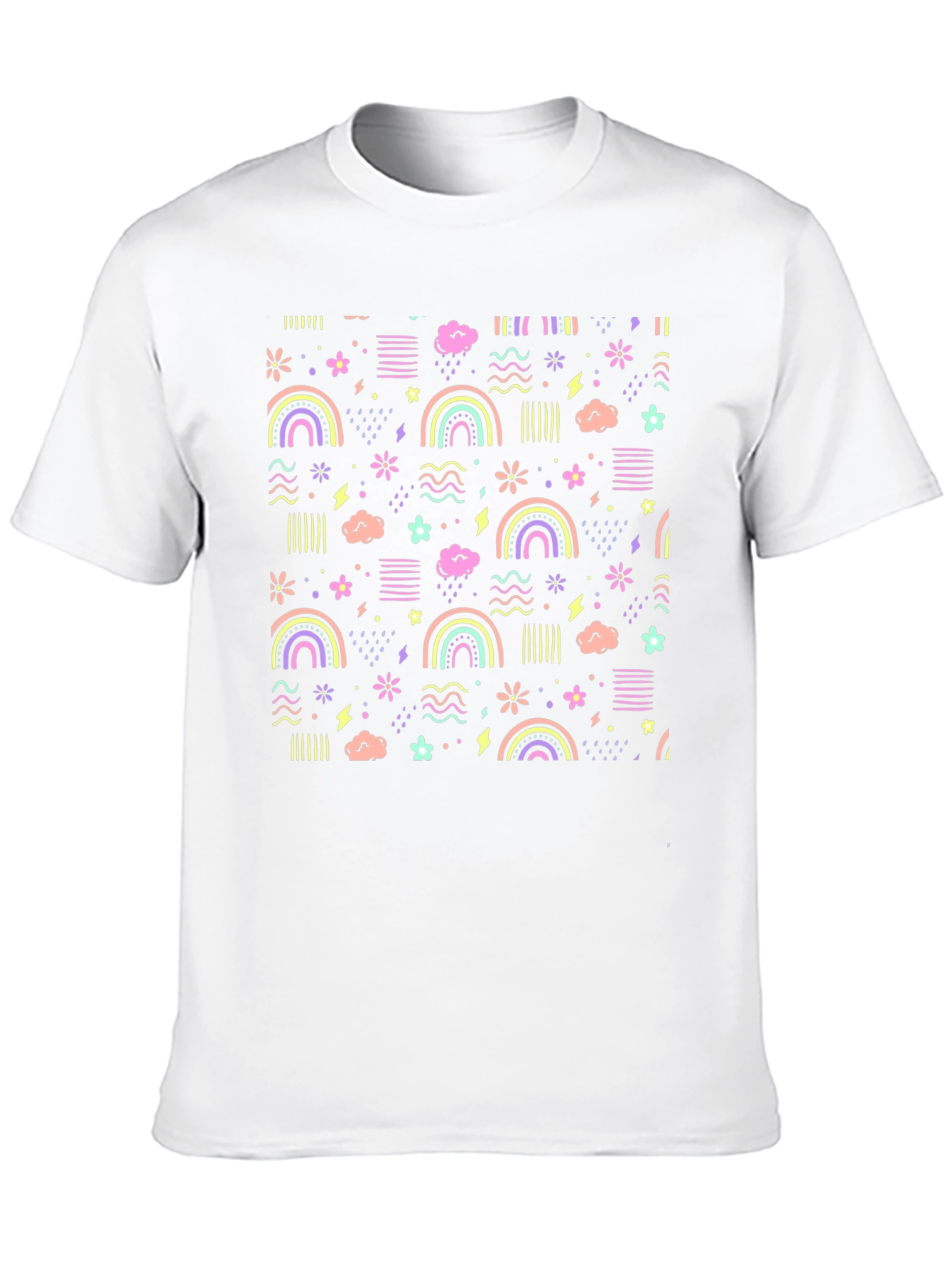 Rainbow Pastel Print Tee