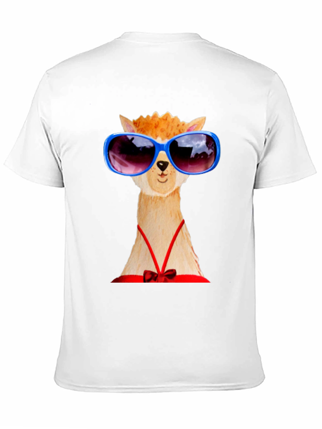 Alpaca with Sunglasses Graphic Tee