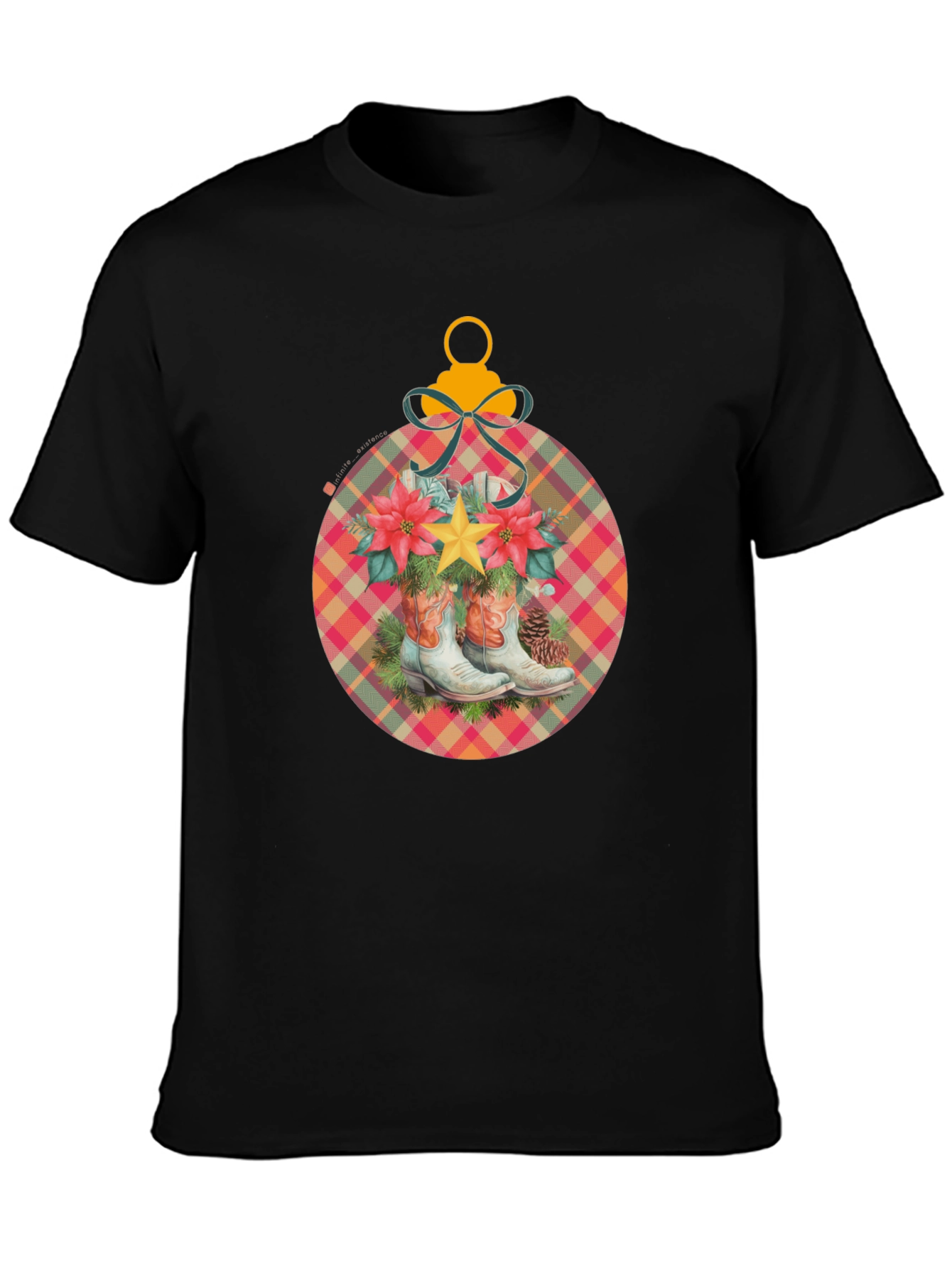 Cowboy Christmas Ornament T-Shirt