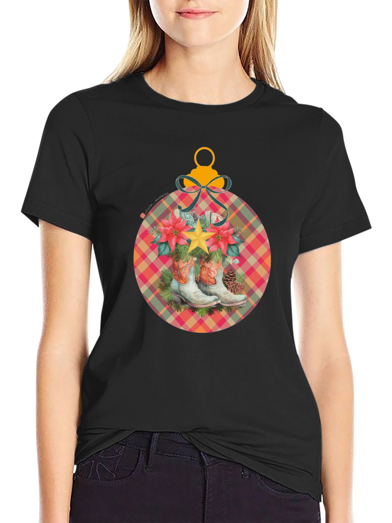 Cowboy Christmas Ornament T-Shirt