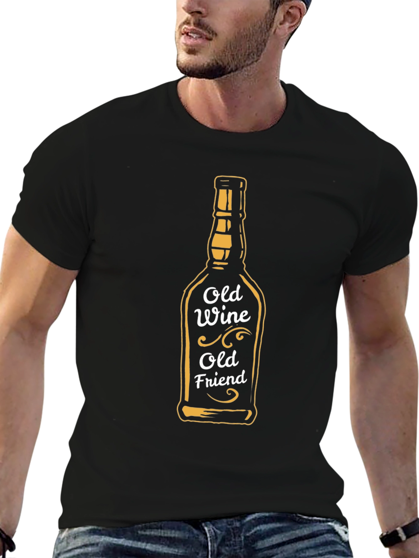Old Wine Old Friend Graphic T-Shirt