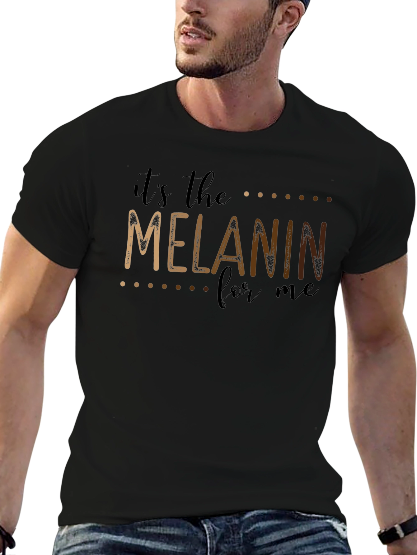 Its the Melanin for Me Black Graphic Tee