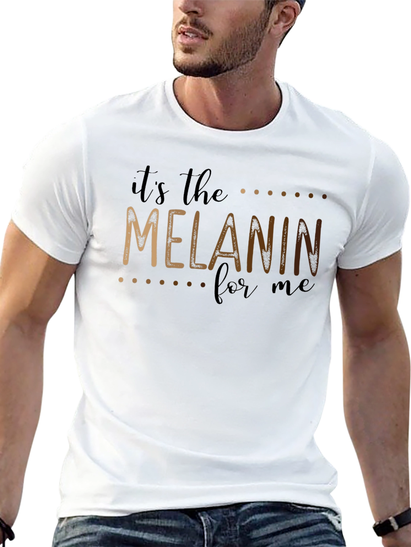 Its the Melanin for Me Black Graphic Tee