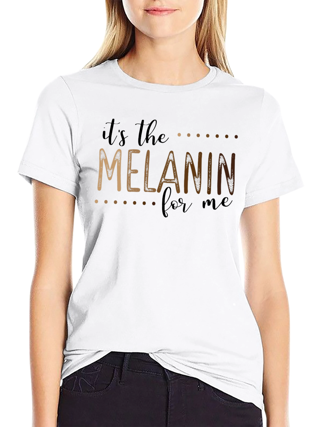 Its the Melanin for Me Black Graphic Tee