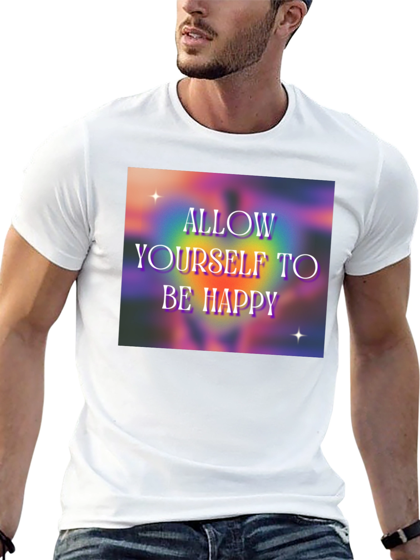 Allow Yourself to Be Happy Graphic T-Shirt