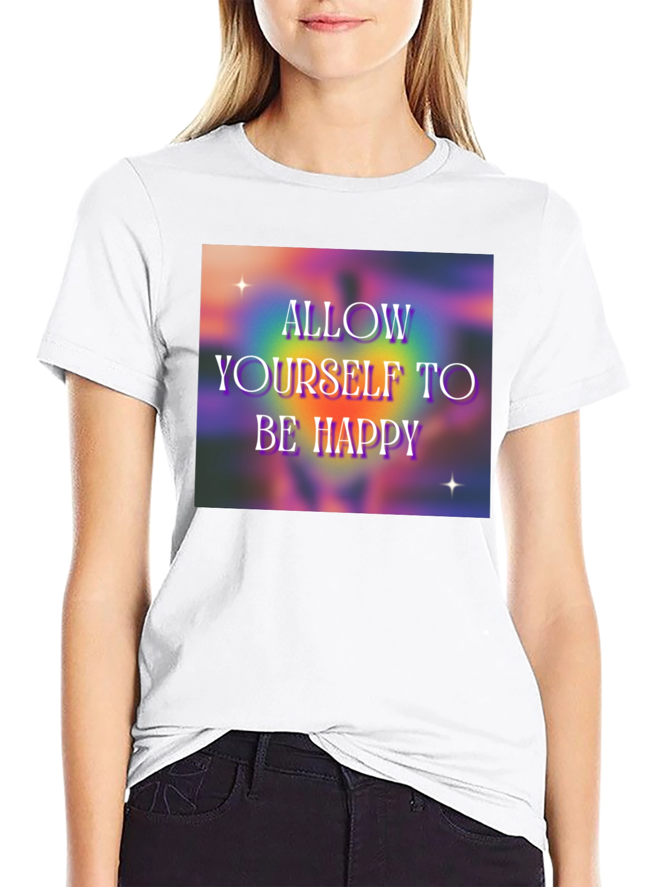 Allow Yourself to Be Happy Graphic T-Shirt
