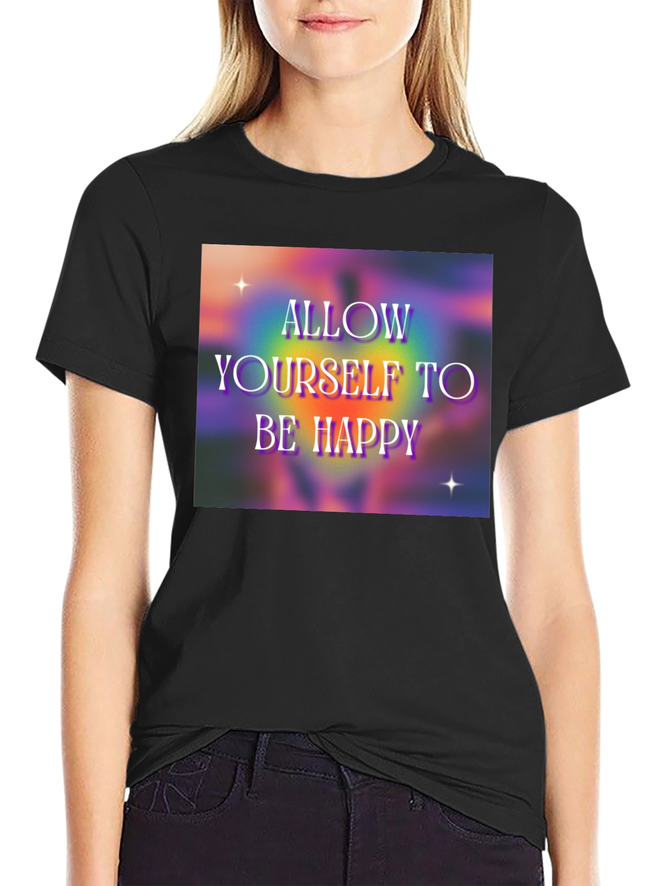 Allow Yourself to Be Happy Graphic T-Shirt
