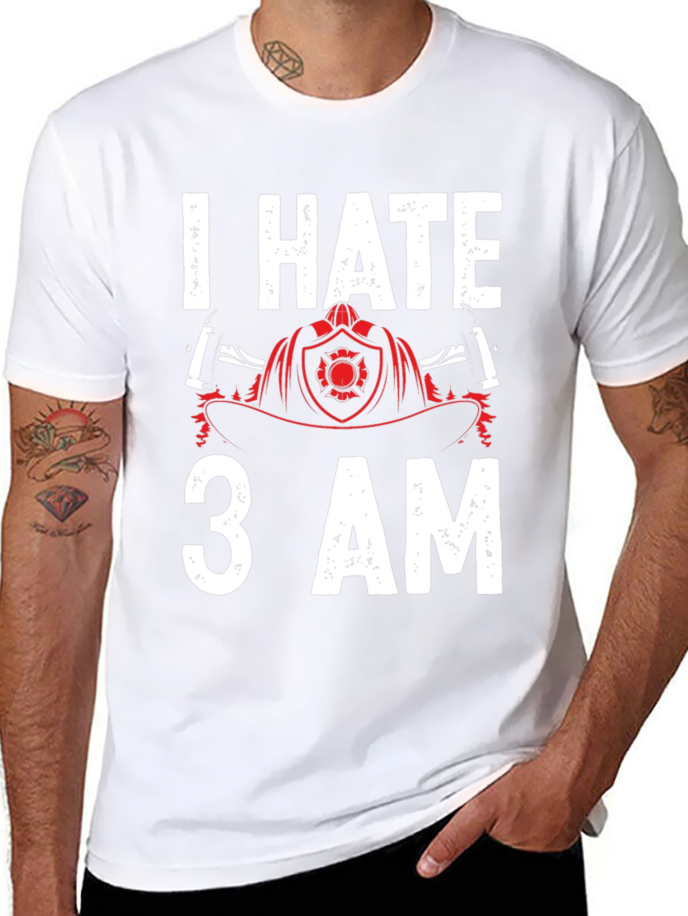 I Hate 3 AM Firefighter T-Shirt