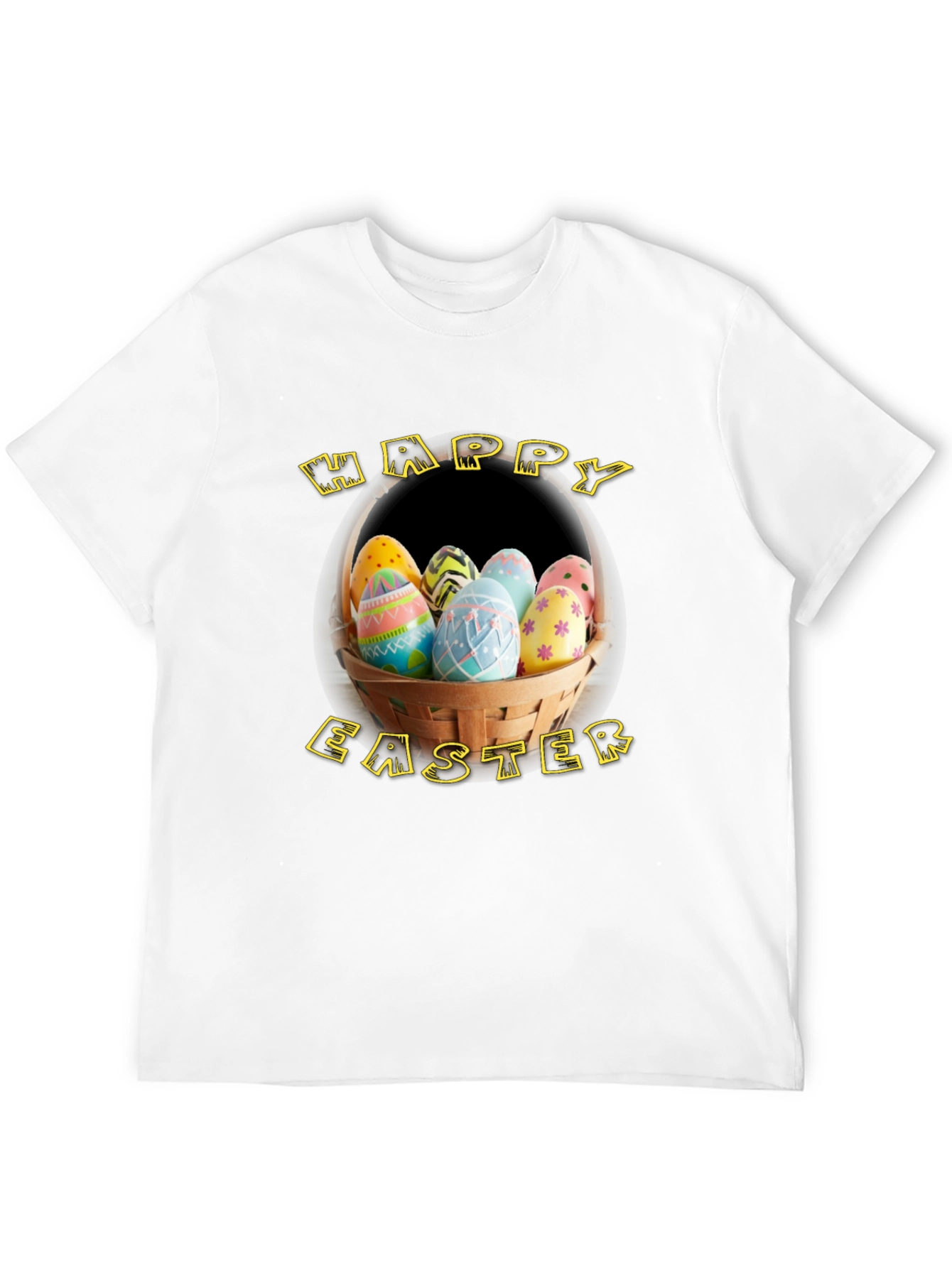 Happy Easter Basket Graphic Tee