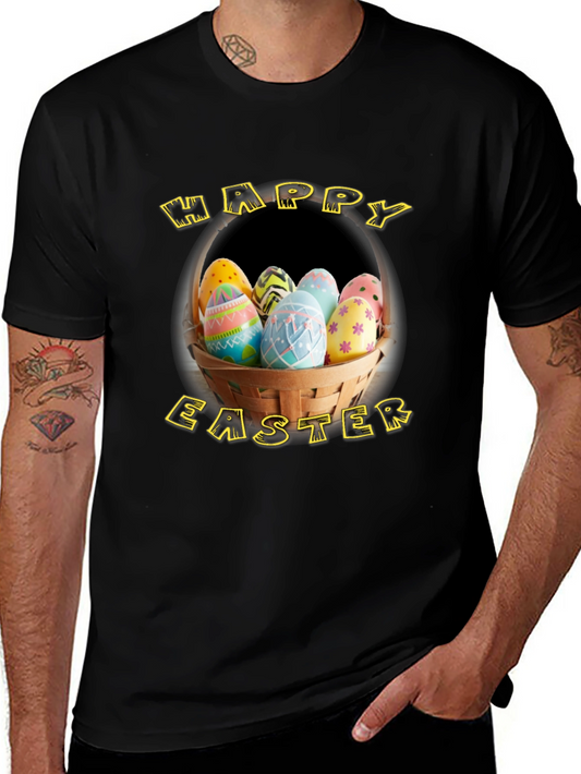 Happy Easter Basket Graphic Tee