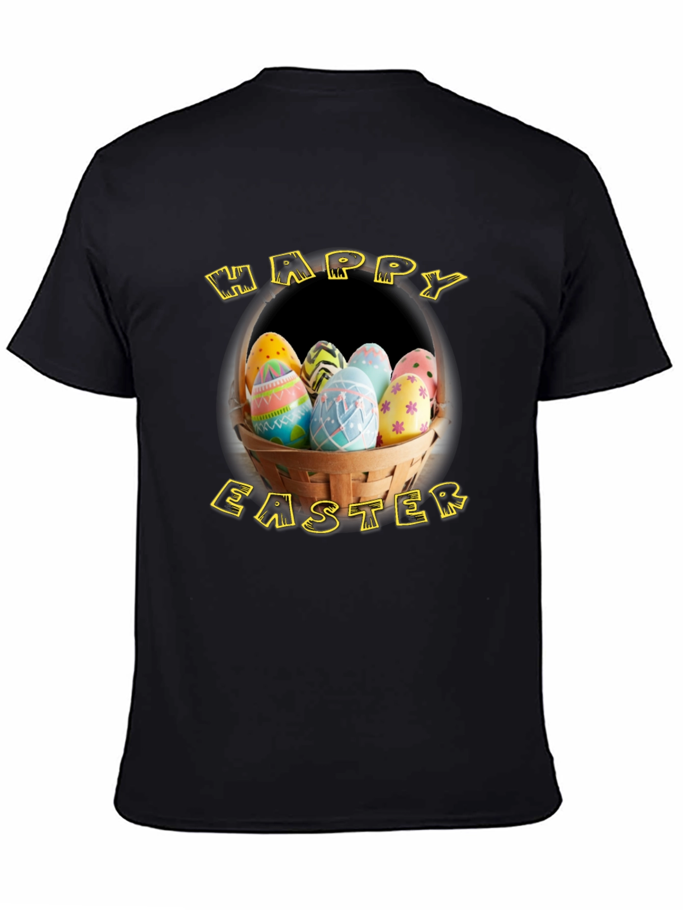 Happy Easter Basket Graphic Tee