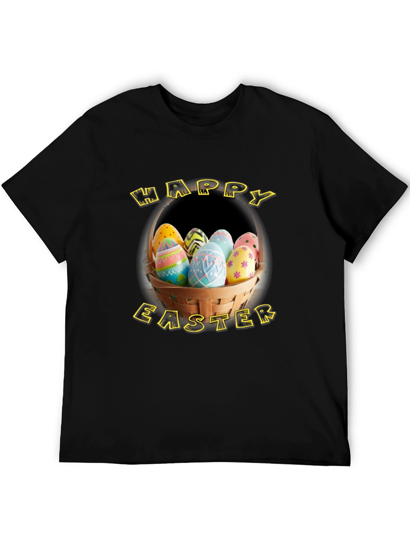 Happy Easter Basket Graphic Tee