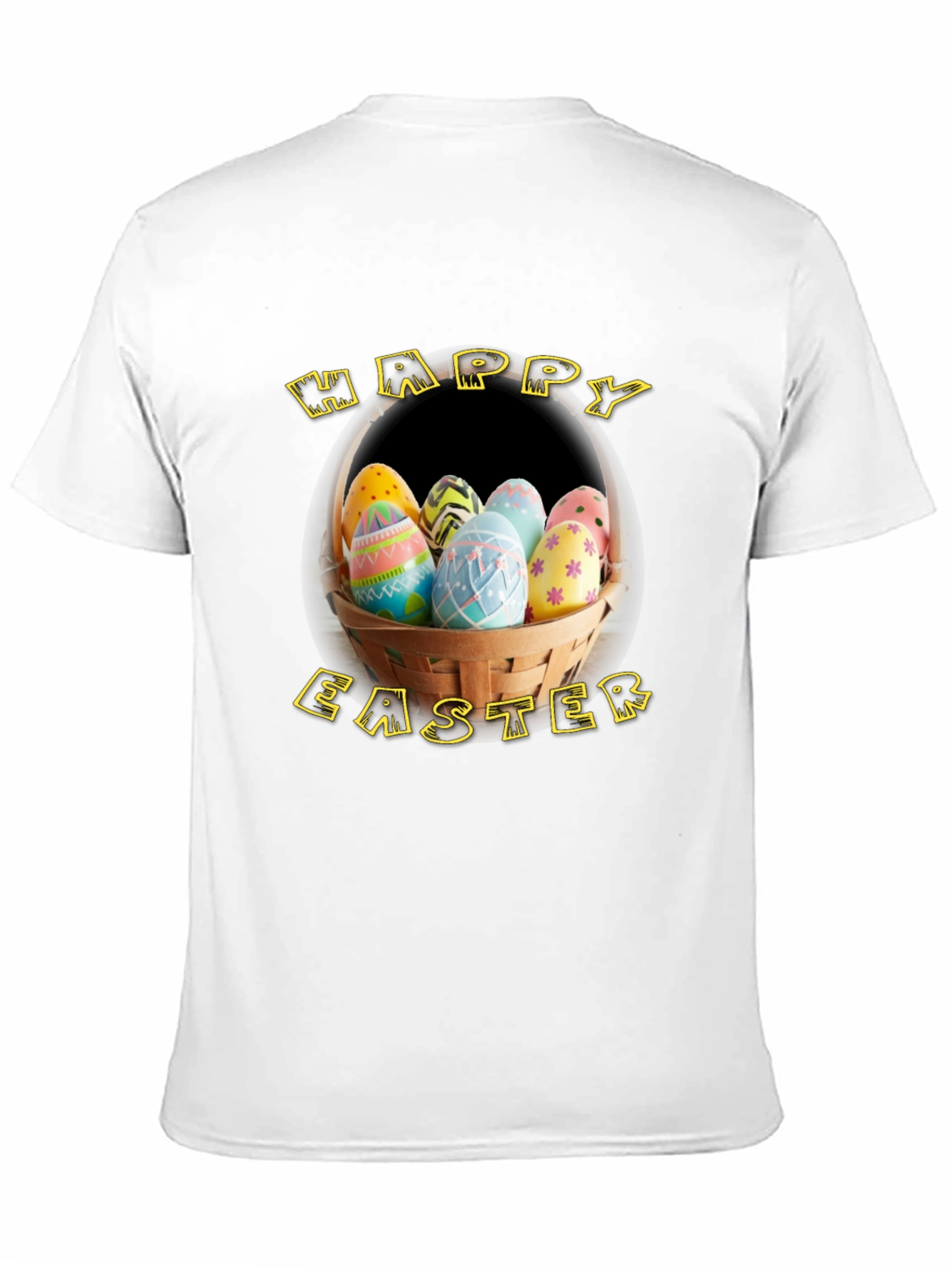 Happy Easter Basket Graphic Tee