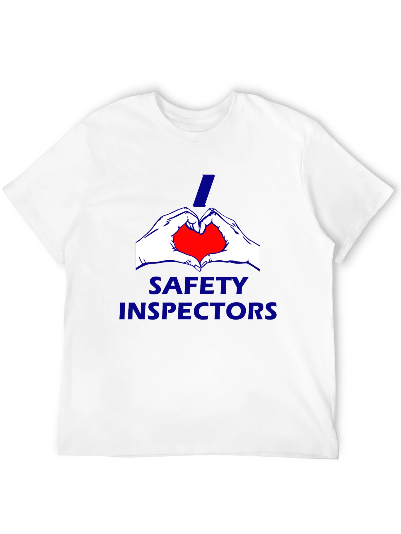 I Heart Safety Inspectors Black T-Shirt