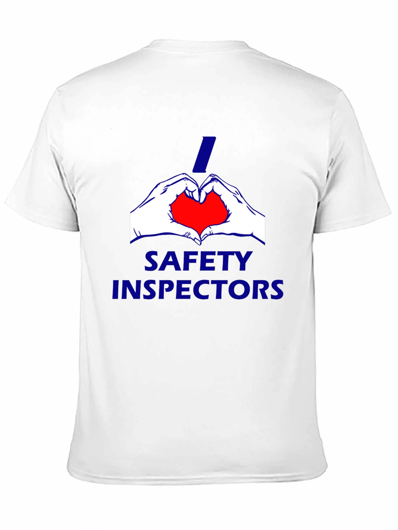 I Heart Safety Inspectors Black T-Shirt