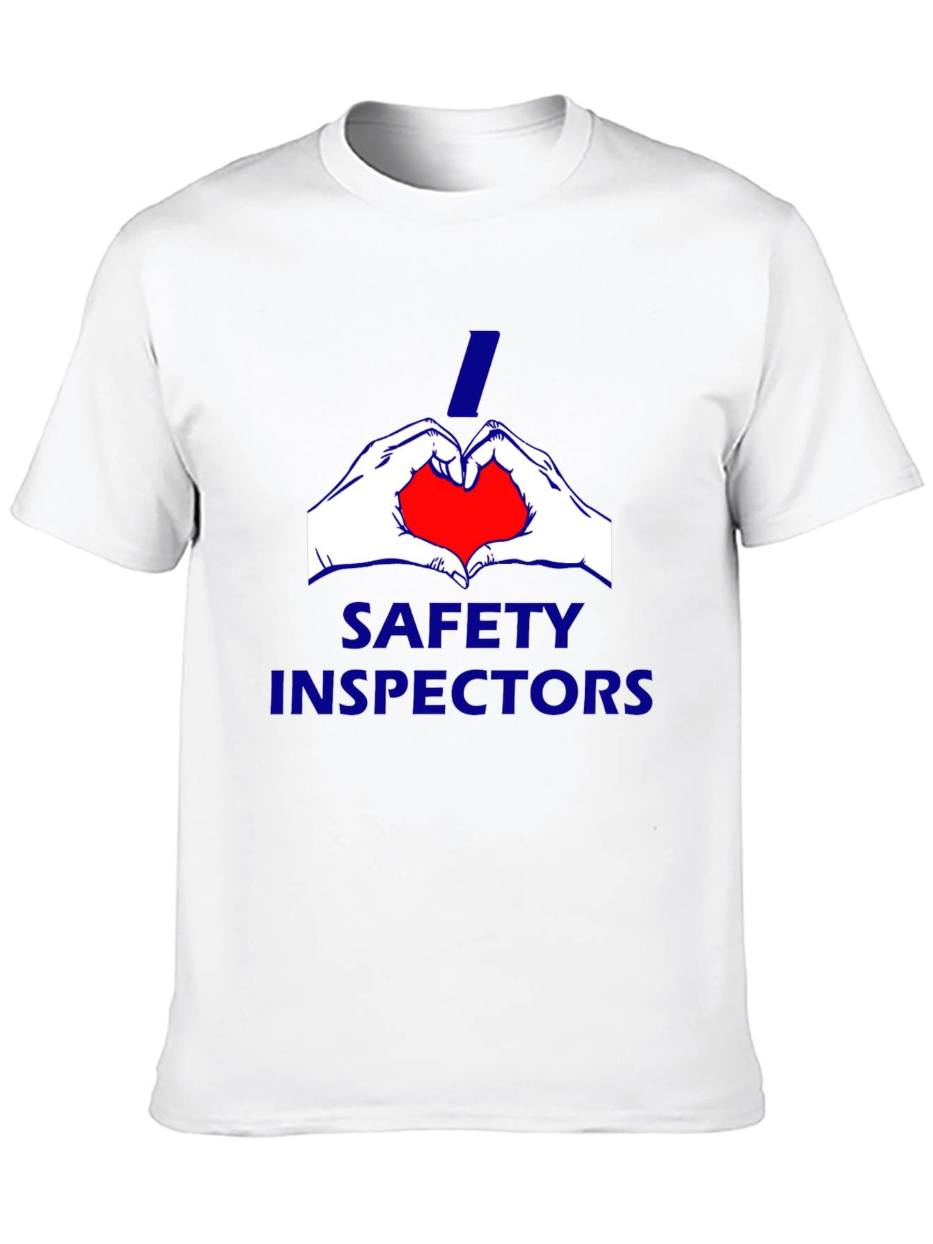 I Heart Safety Inspectors Black T-Shirt