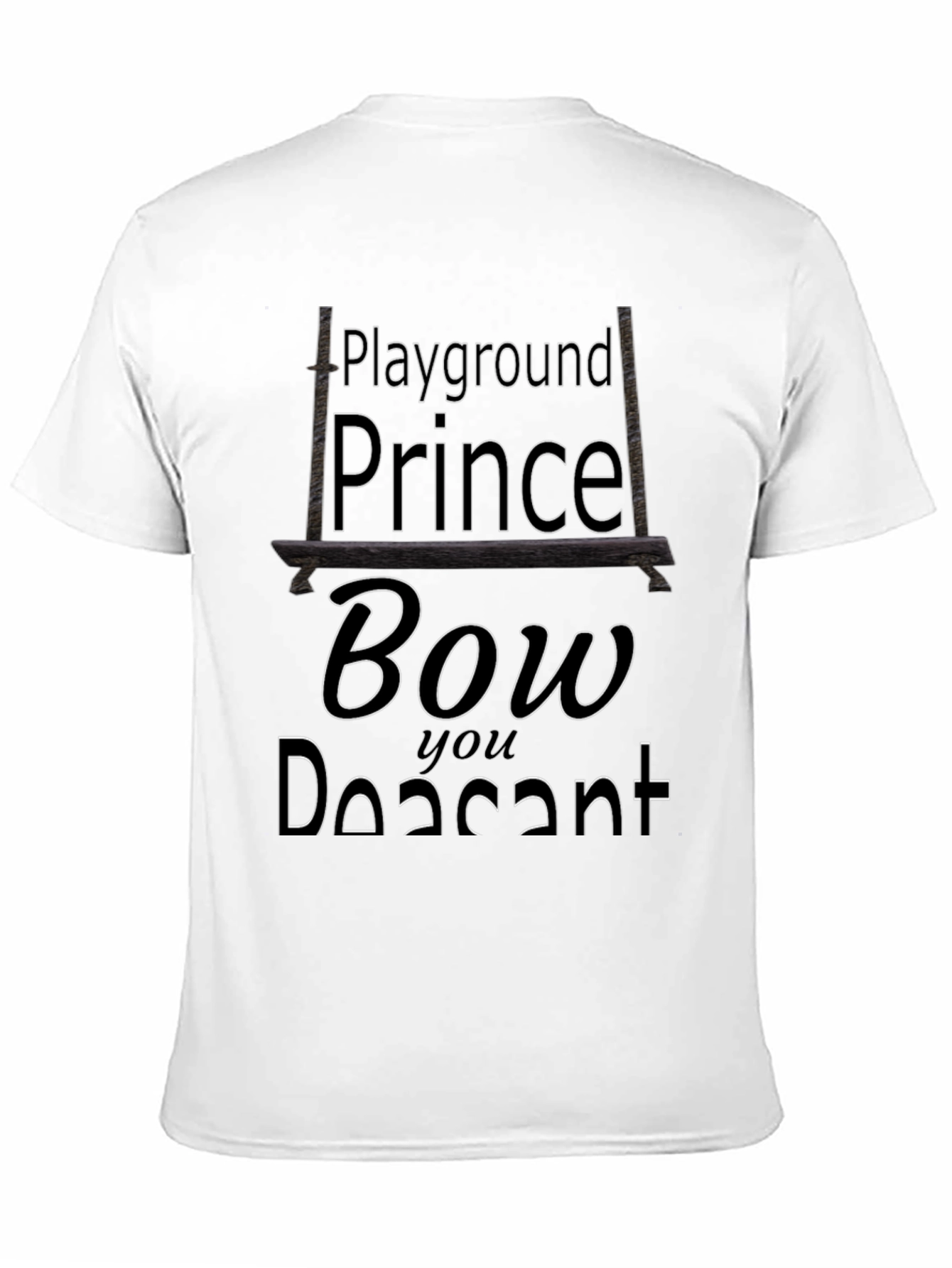 Playground Prince Black Graphic Tee