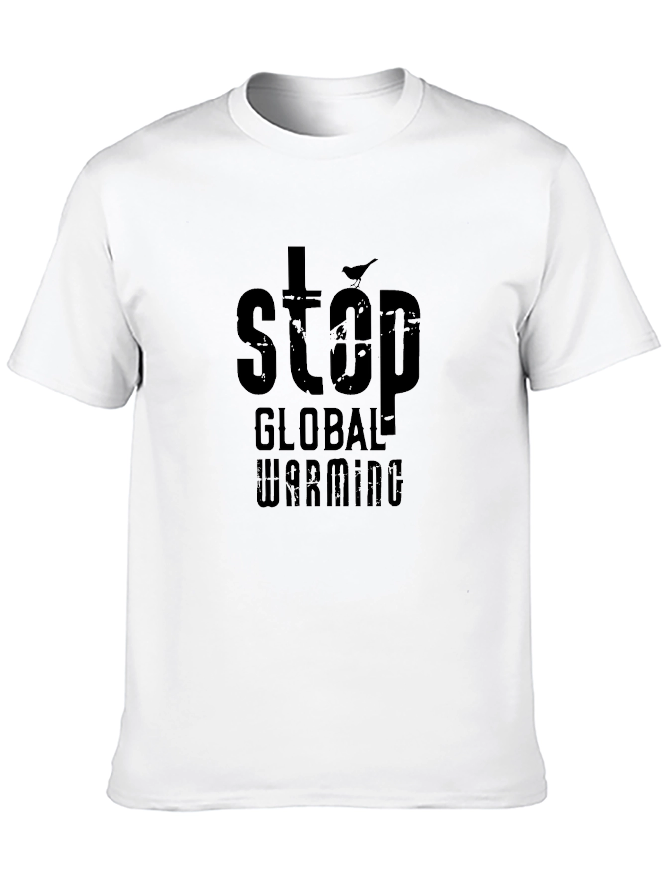 Stop Global Warming Graphic Tee - Eco-Friendly Activism