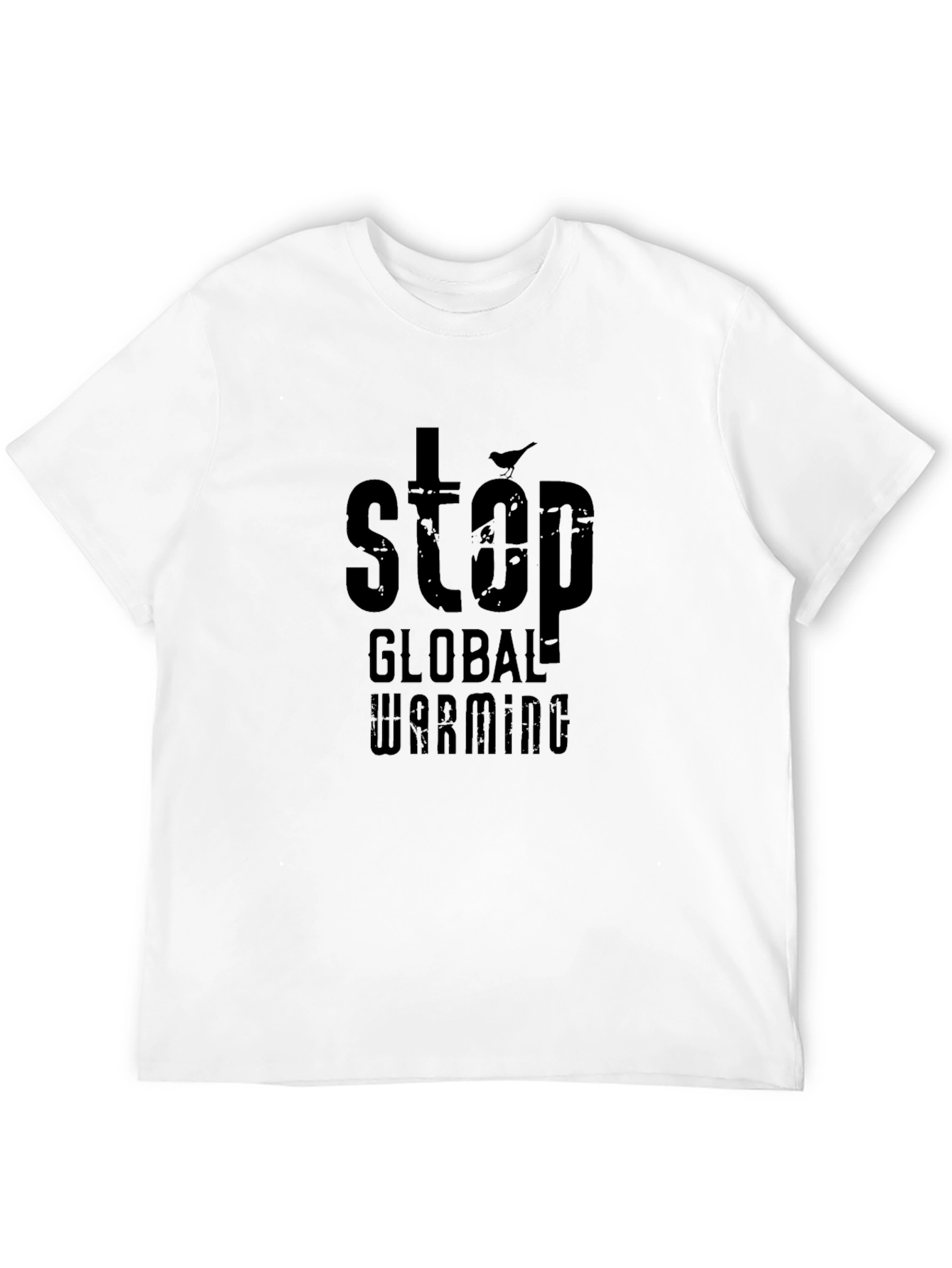 Stop Global Warming Graphic Tee - Eco-Friendly Activism
