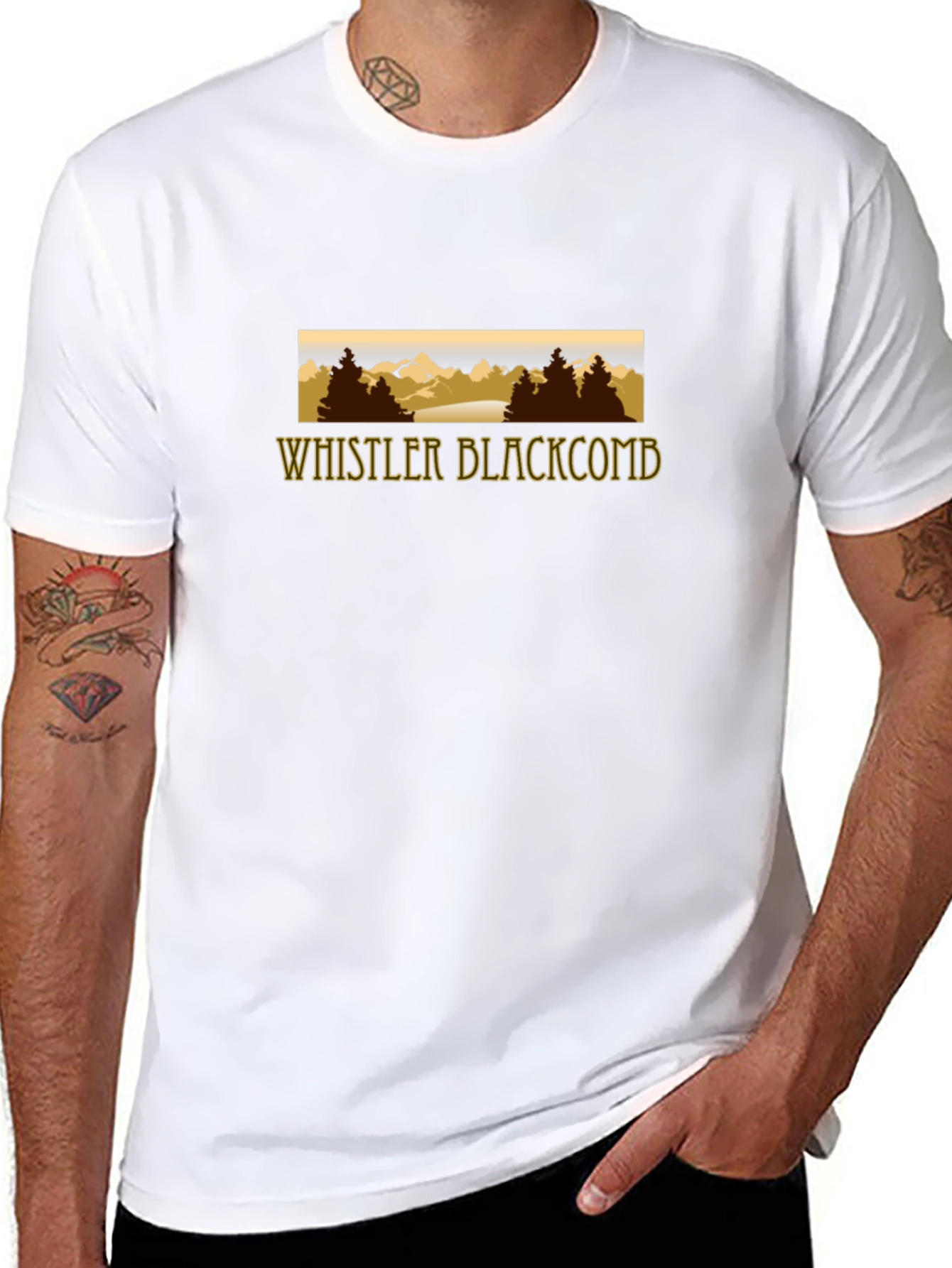 Whistler Blackcomb Graphic Tee - Black