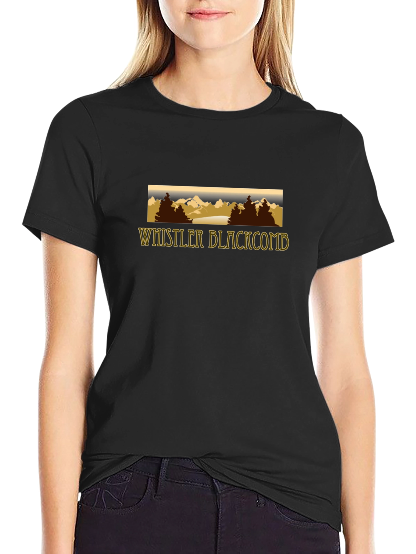 Whistler Blackcomb Graphic Tee - Black