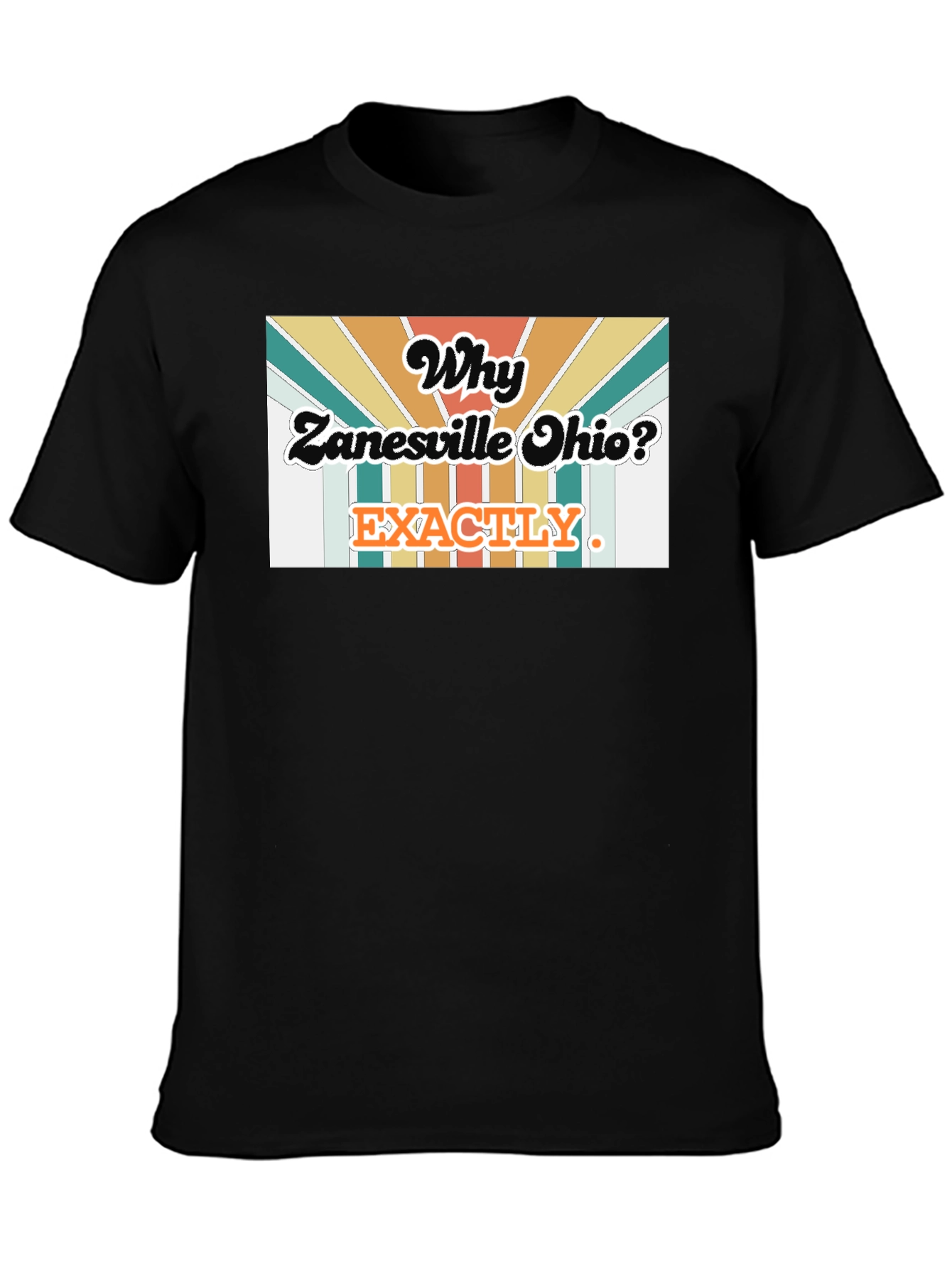 Why Zanesville Ohio? T-Shirt - Retro Style