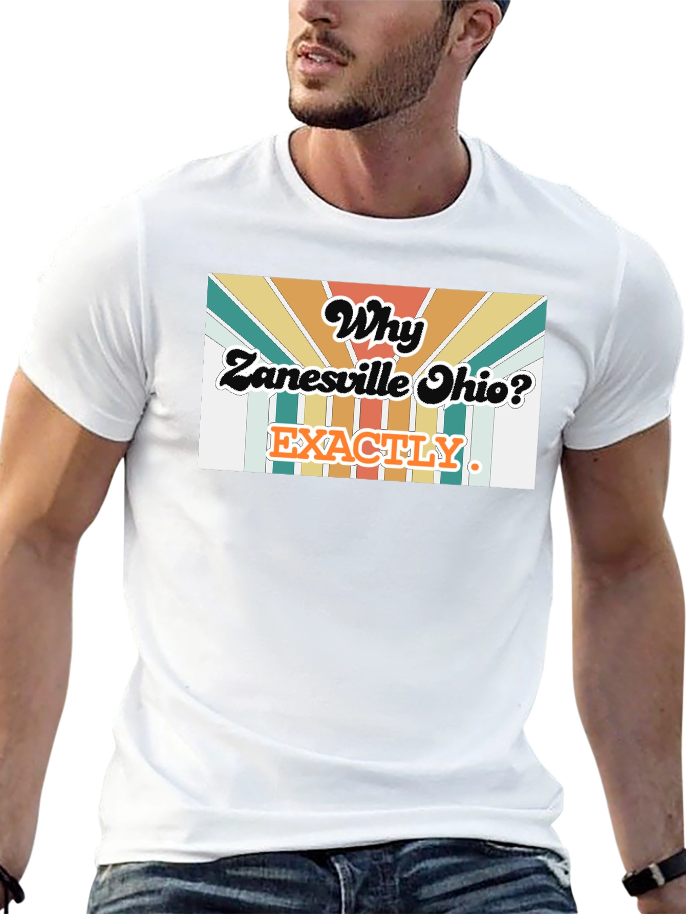 Why Zanesville Ohio? T-Shirt - Retro Style