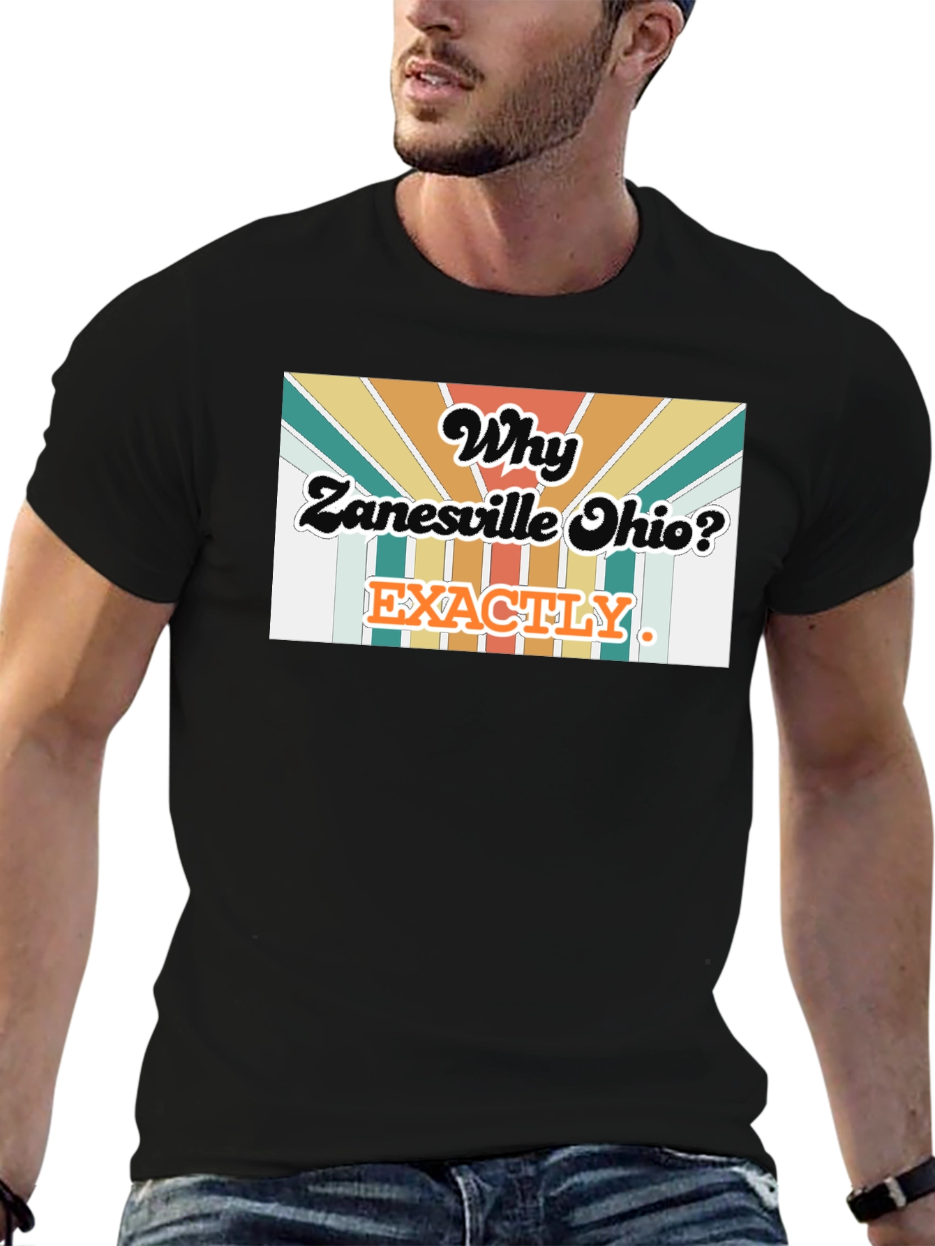 Why Zanesville Ohio? T-Shirt - Retro Style