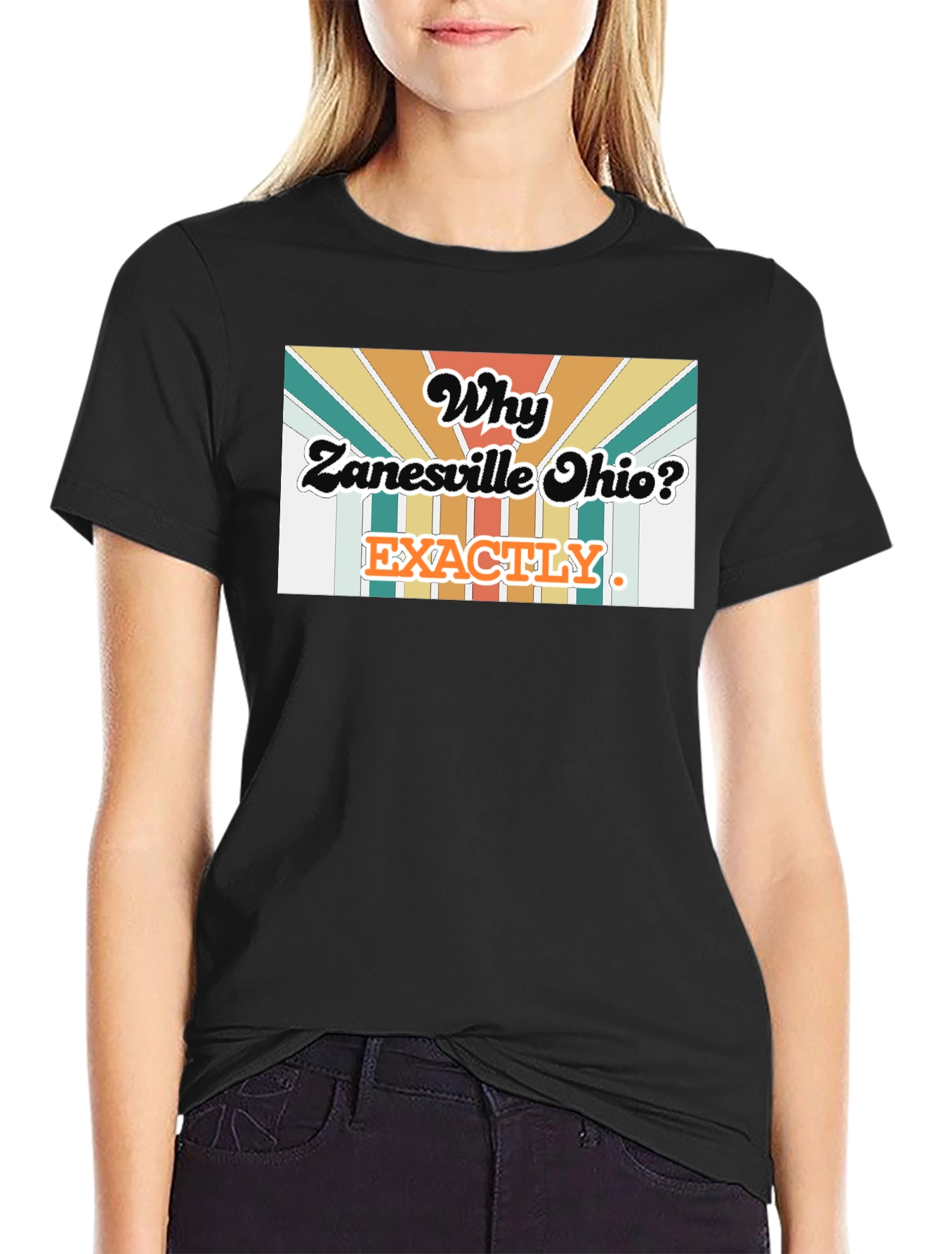 Why Zanesville Ohio? T-Shirt - Retro Style
