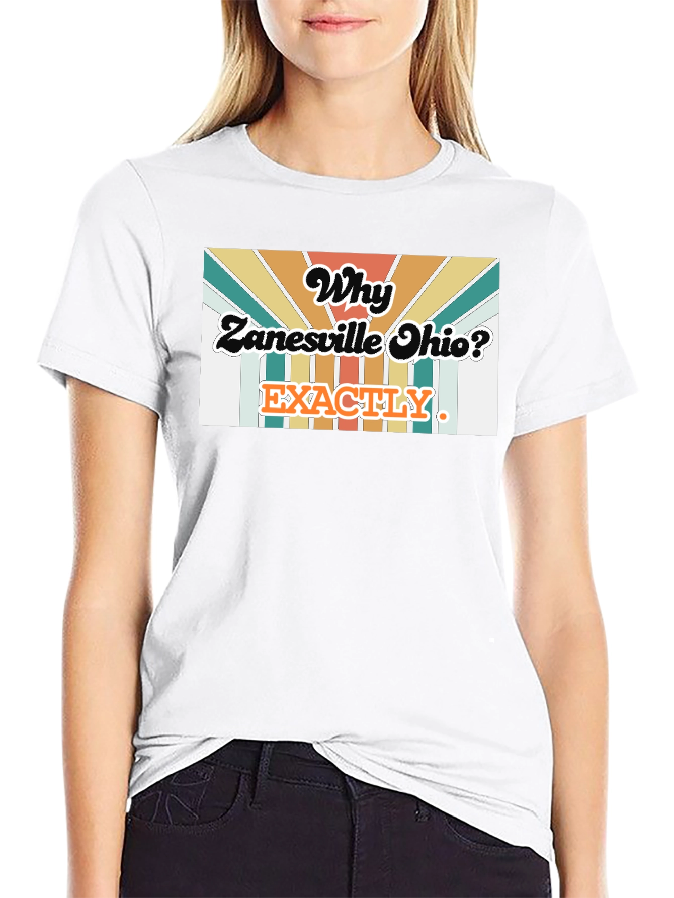 Why Zanesville Ohio? T-Shirt - Retro Style