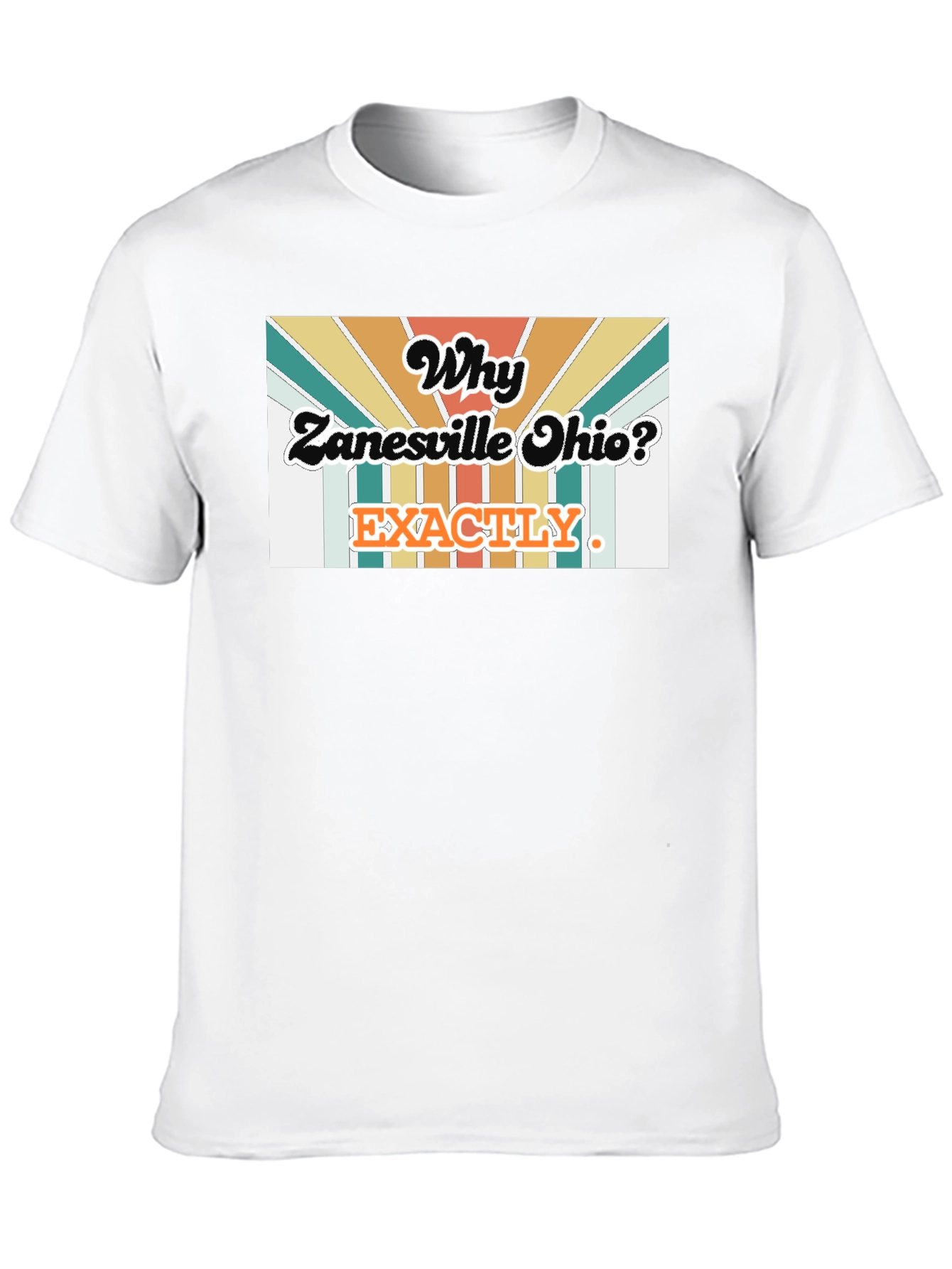 Why Zanesville Ohio? T-Shirt - Retro Style