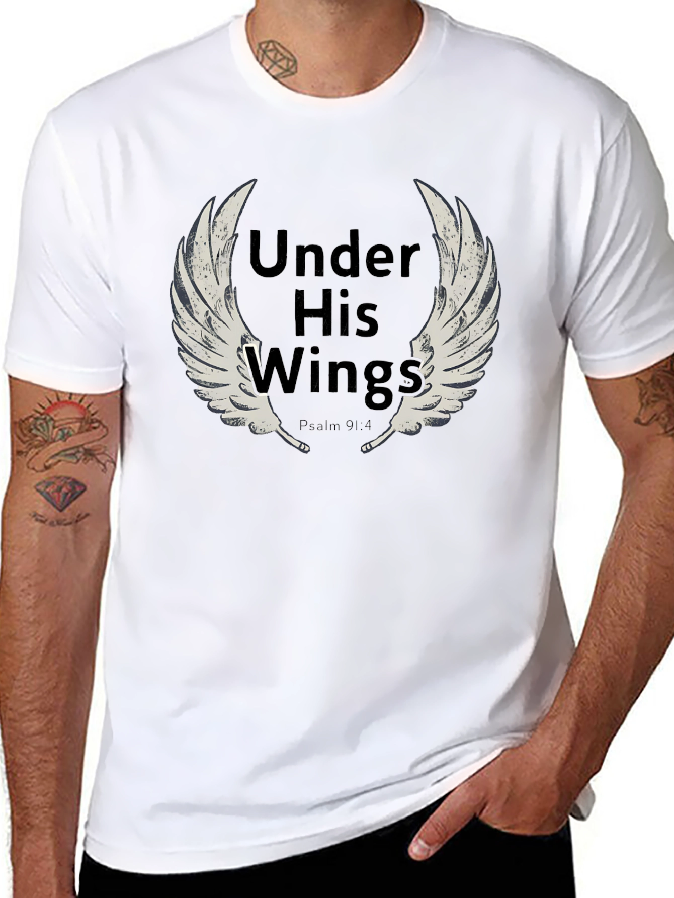 Under His Wings Graphic Tee