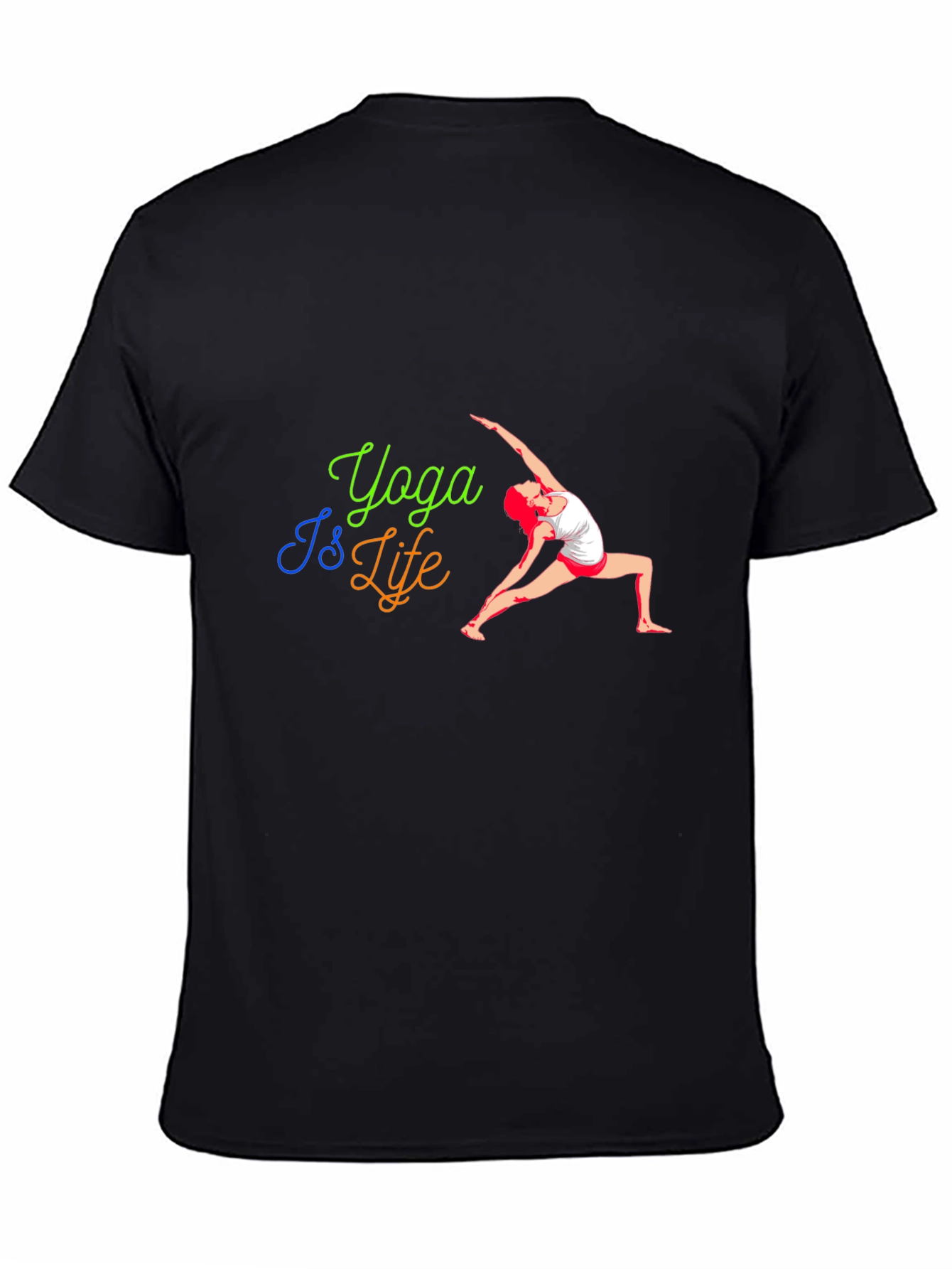 Yoga Is Life T-Shirt - Fitness Fashion Tee