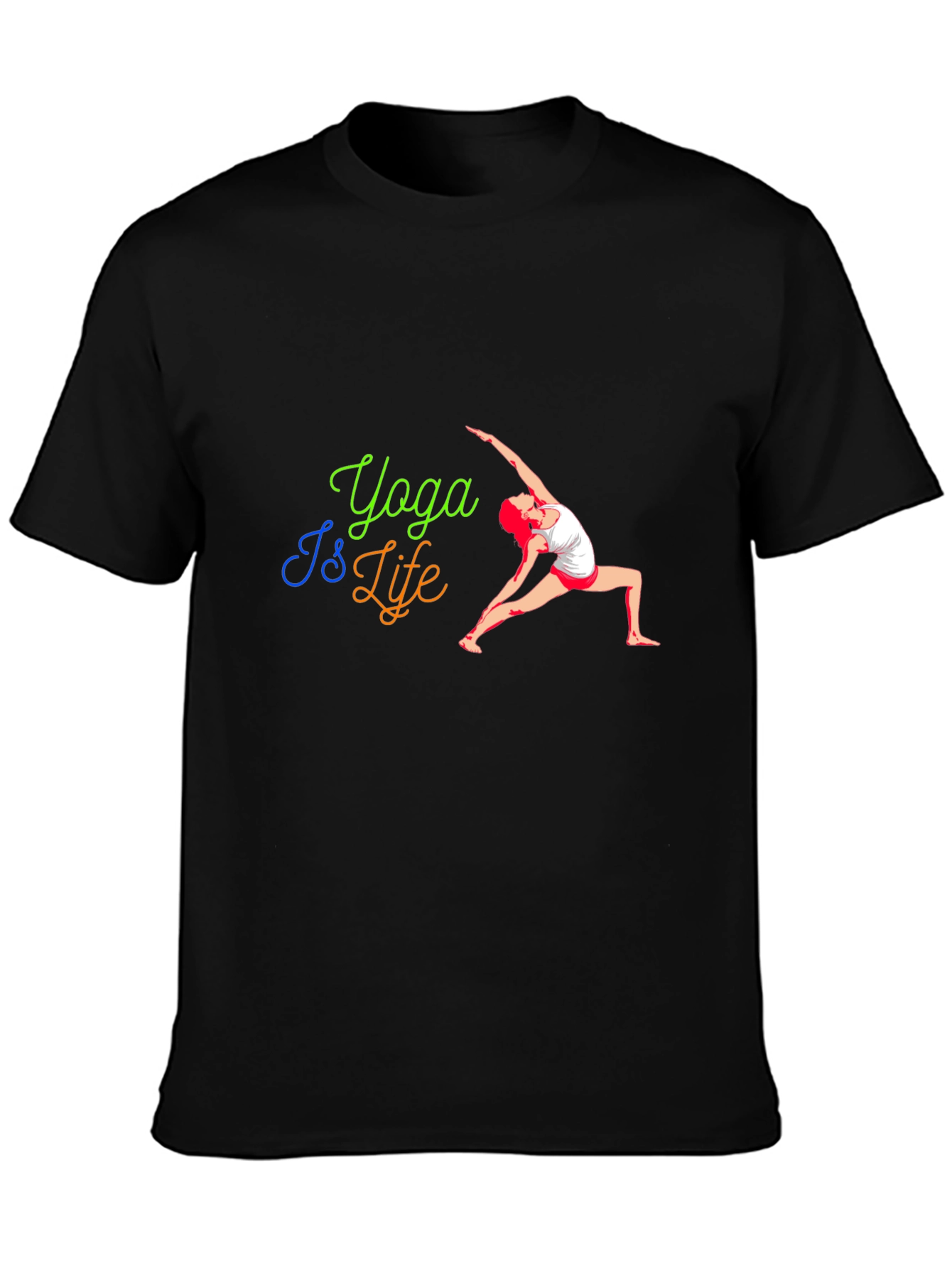 Yoga Is Life T-Shirt - Fitness Fashion Tee