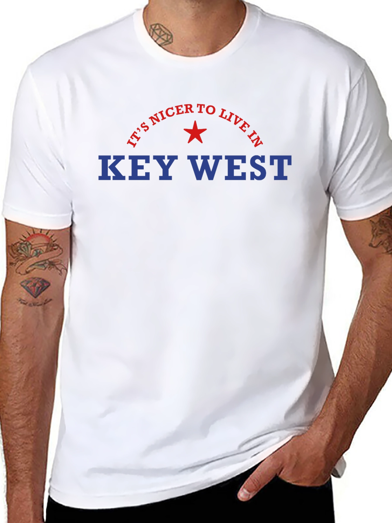 Key West T-Shirt - Its Nicer to Live In