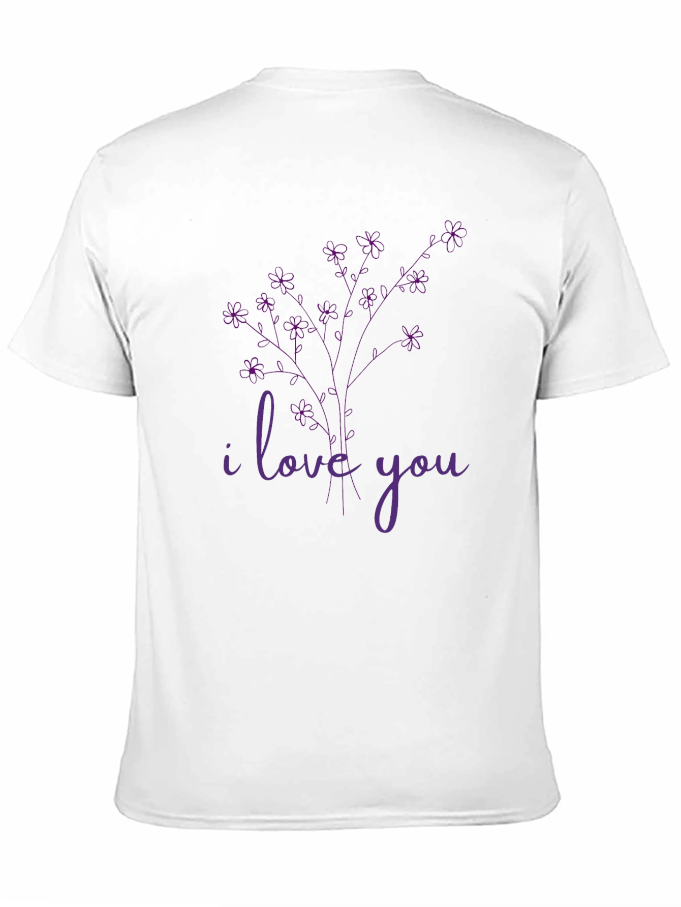 I Love You Floral Graphic Tee
