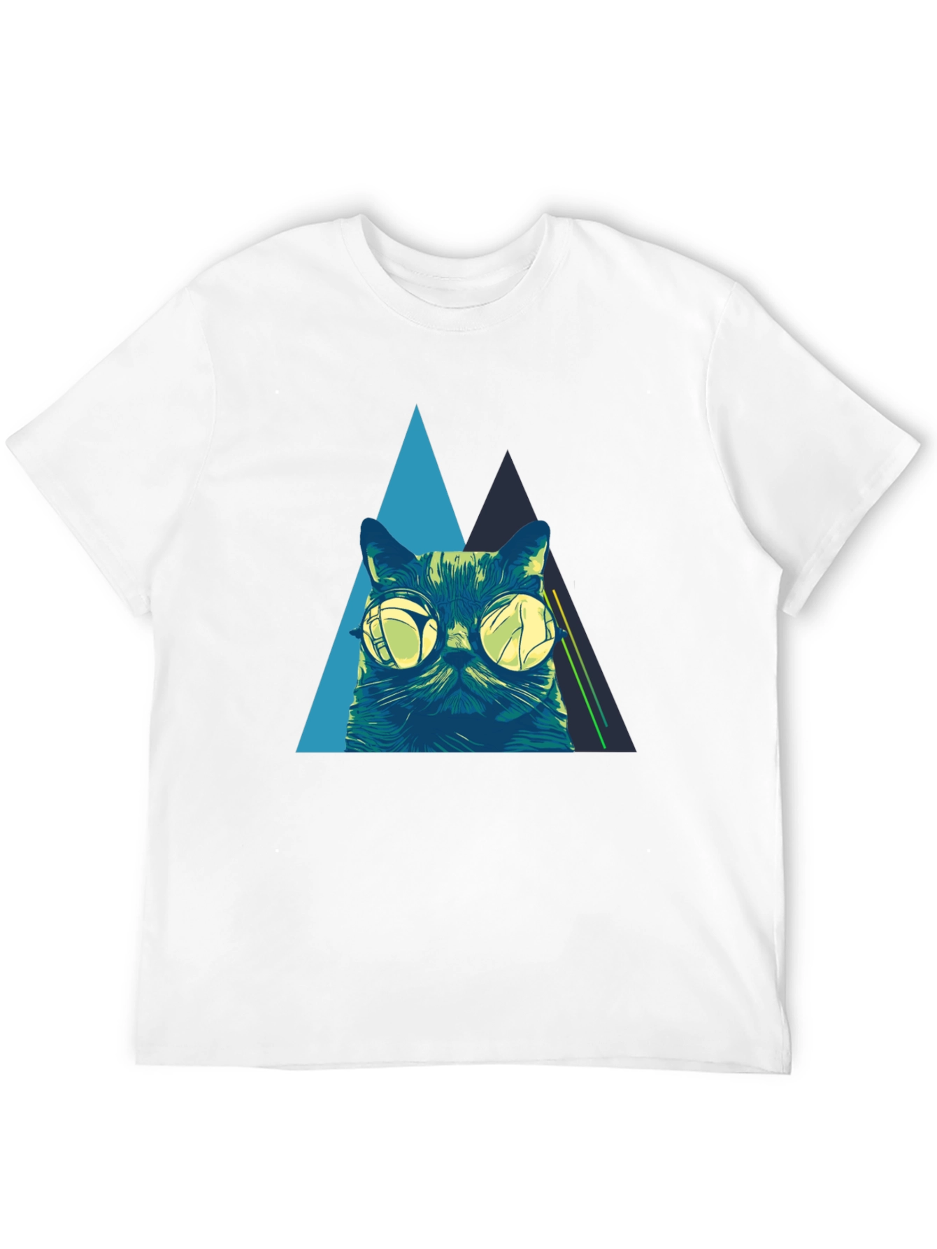 Cool Cat Graphic Tee - Black T-Shirt