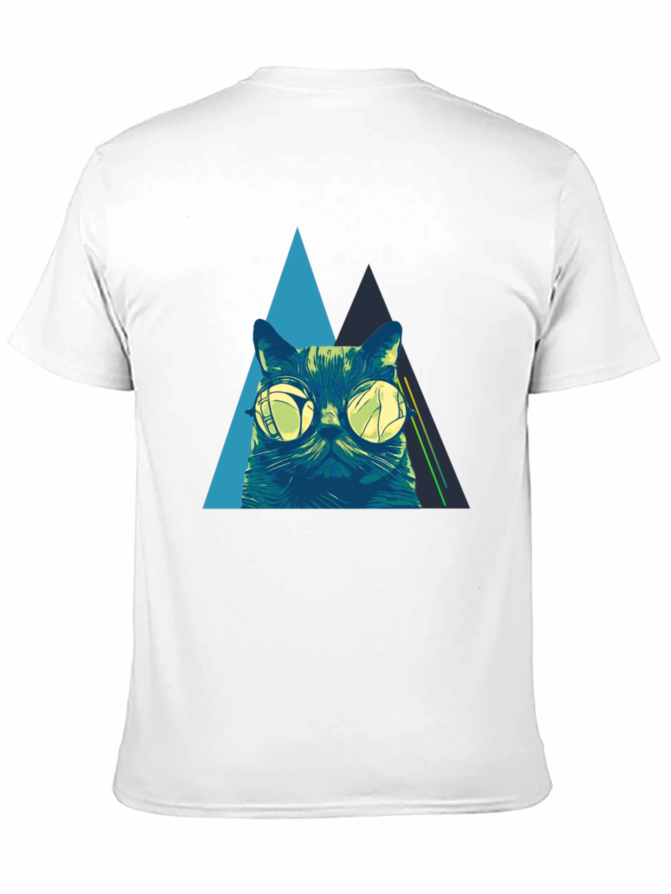 Cool Cat Graphic Tee - Black T-Shirt
