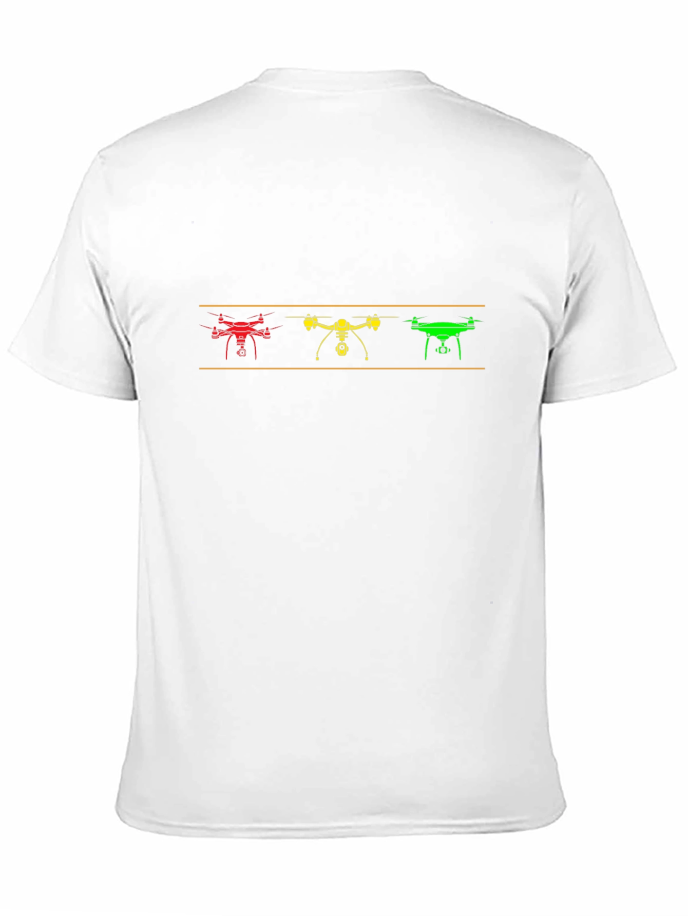 Drone Trio Graphic Tee - Black