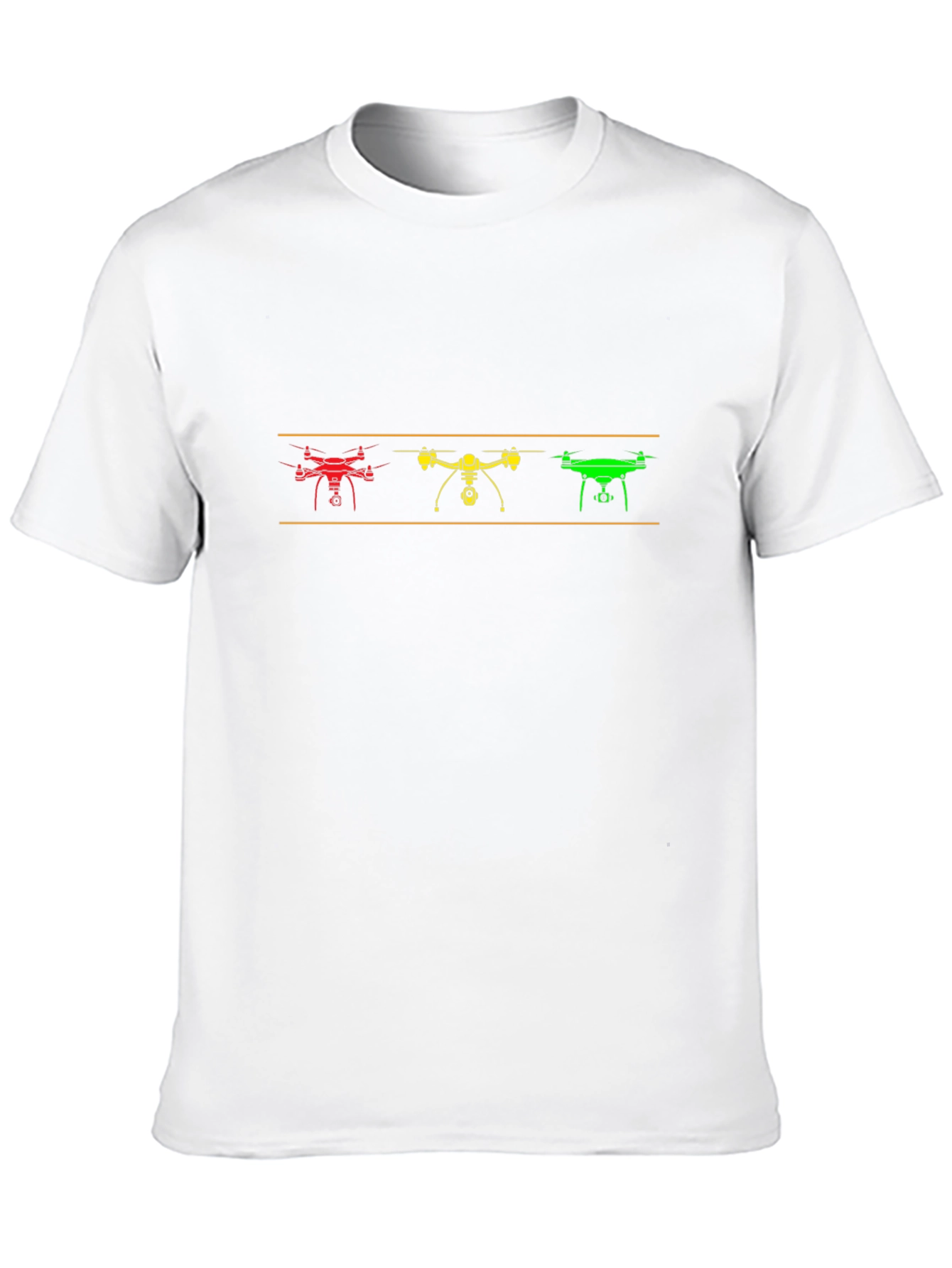Drone Trio Graphic Tee - Black