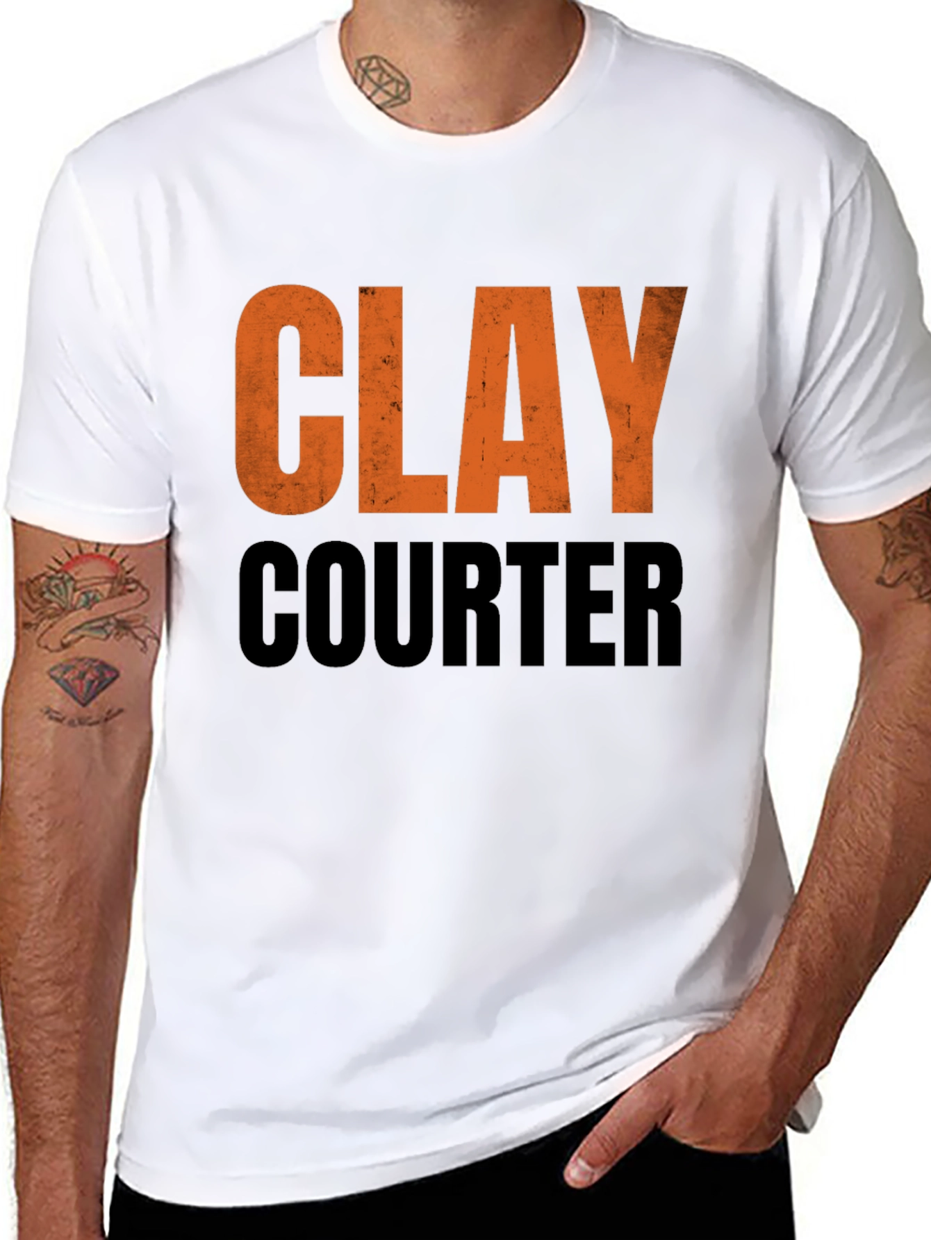 Clay Courter Graphic Tee - Black Short Sleeve