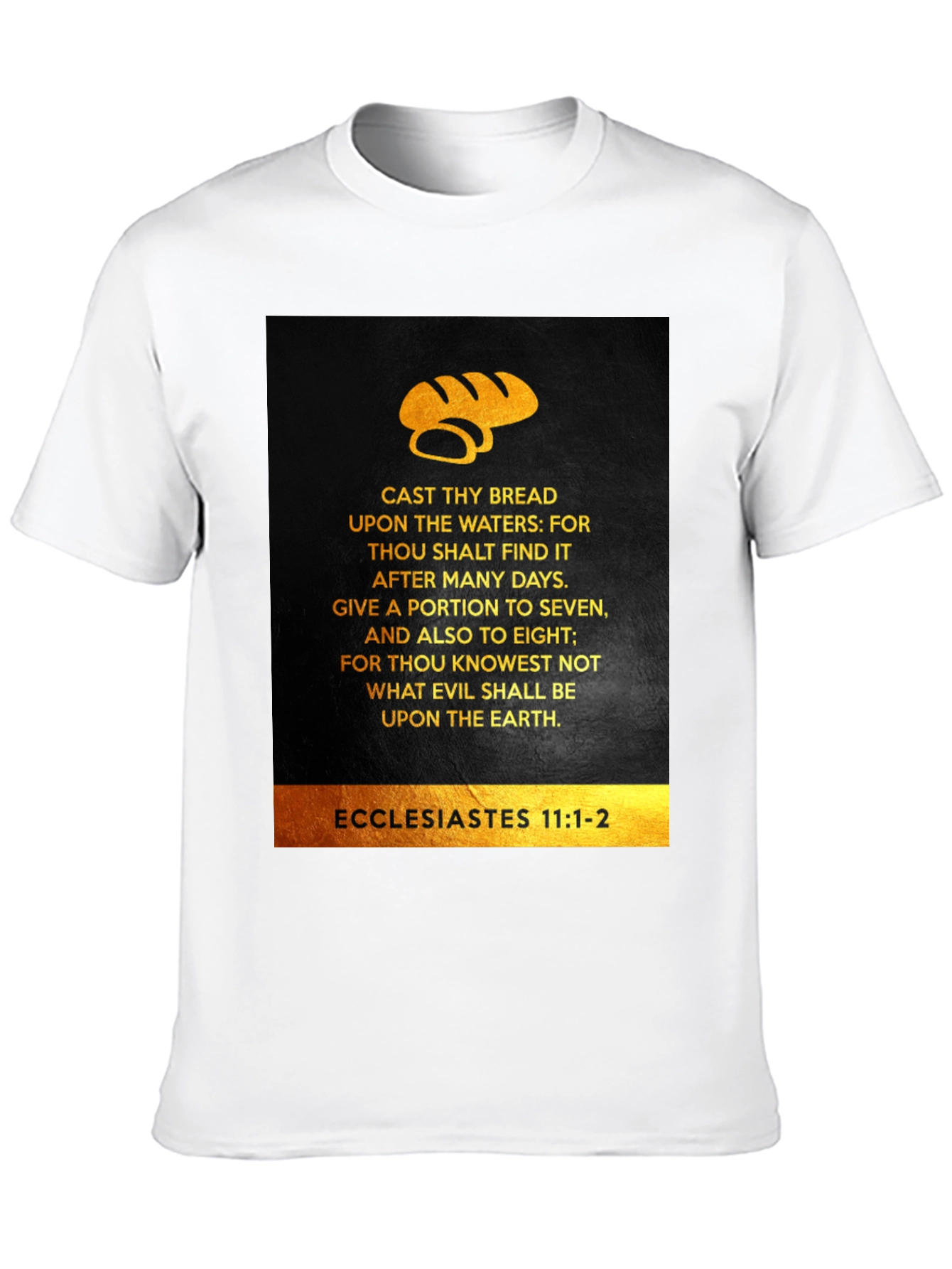 Ecclesiastes Bible Verse Graphic T-Shirt