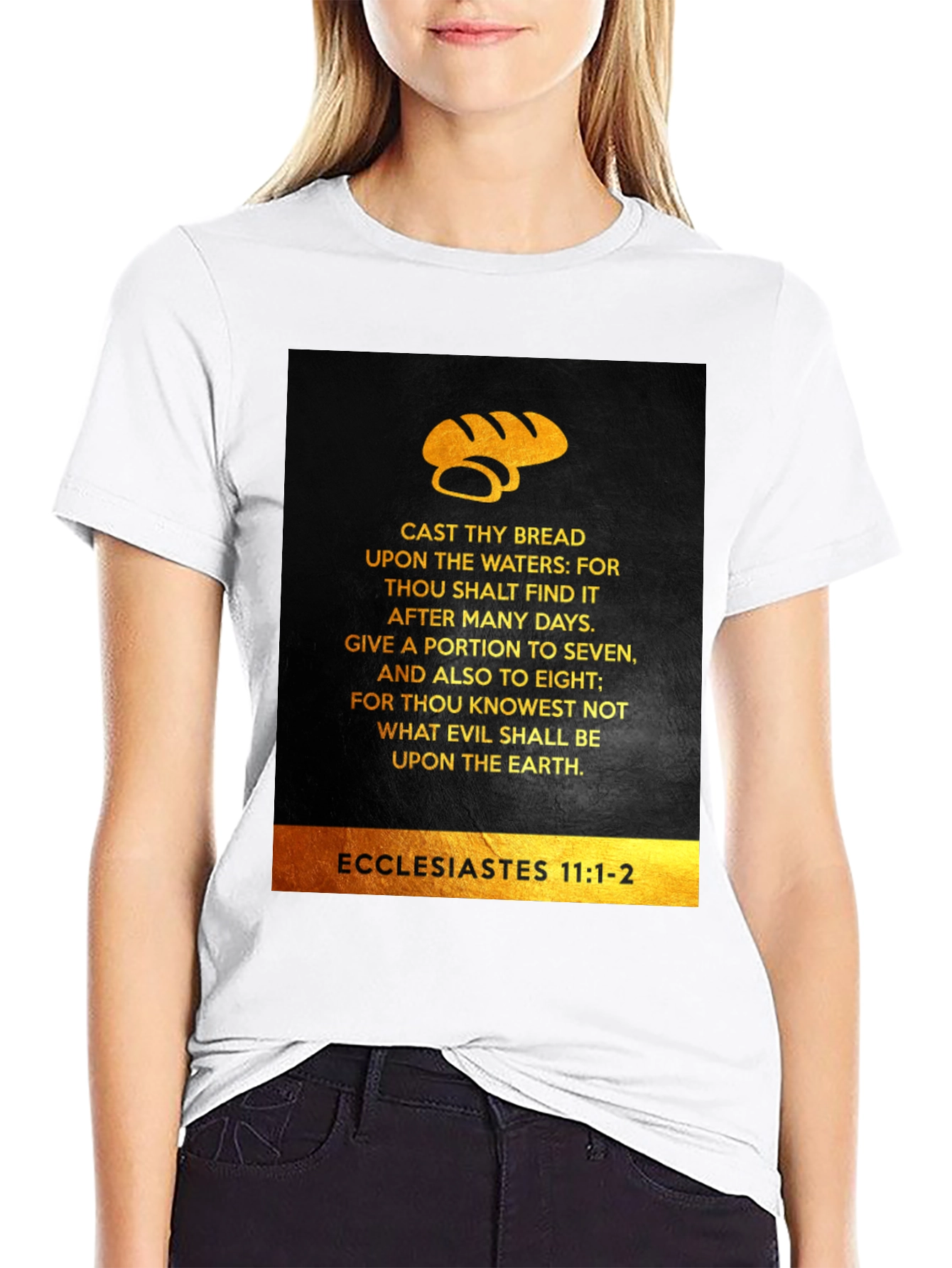 Ecclesiastes Bible Verse Graphic T-Shirt