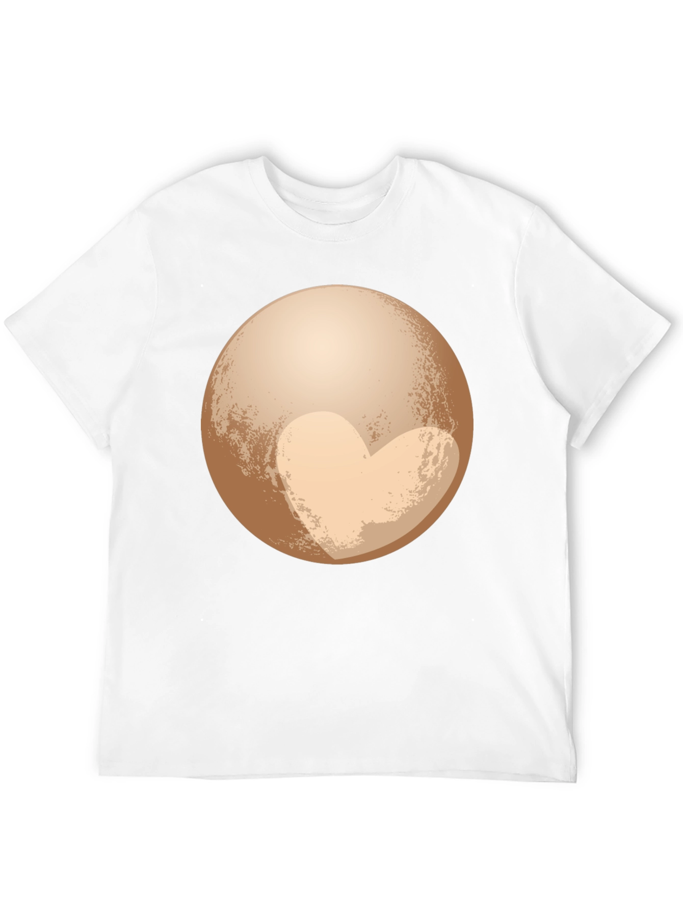 Pluto Heart T-Shirt - Space Lover Tee