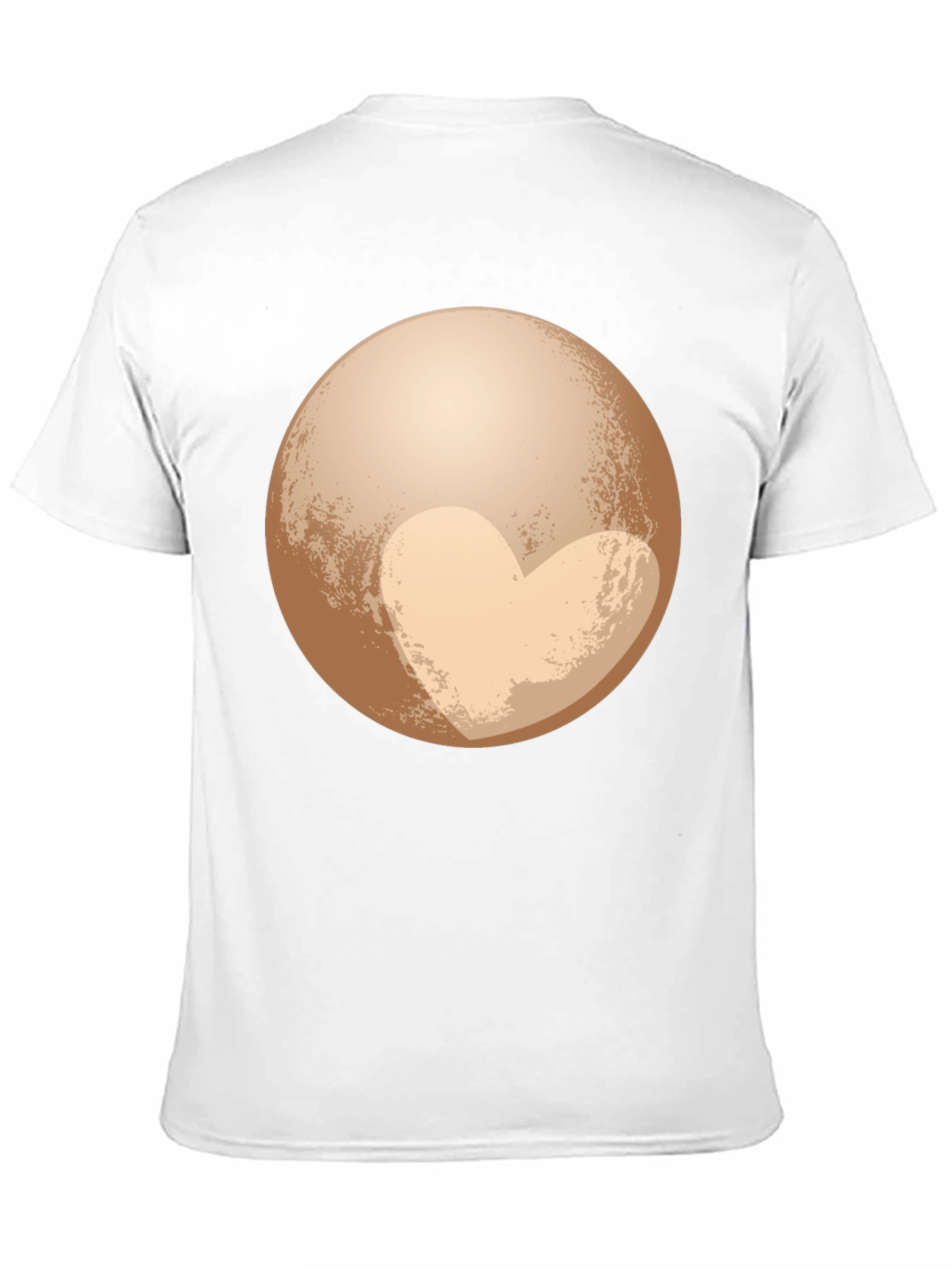 Pluto Heart T-Shirt - Space Lover Tee